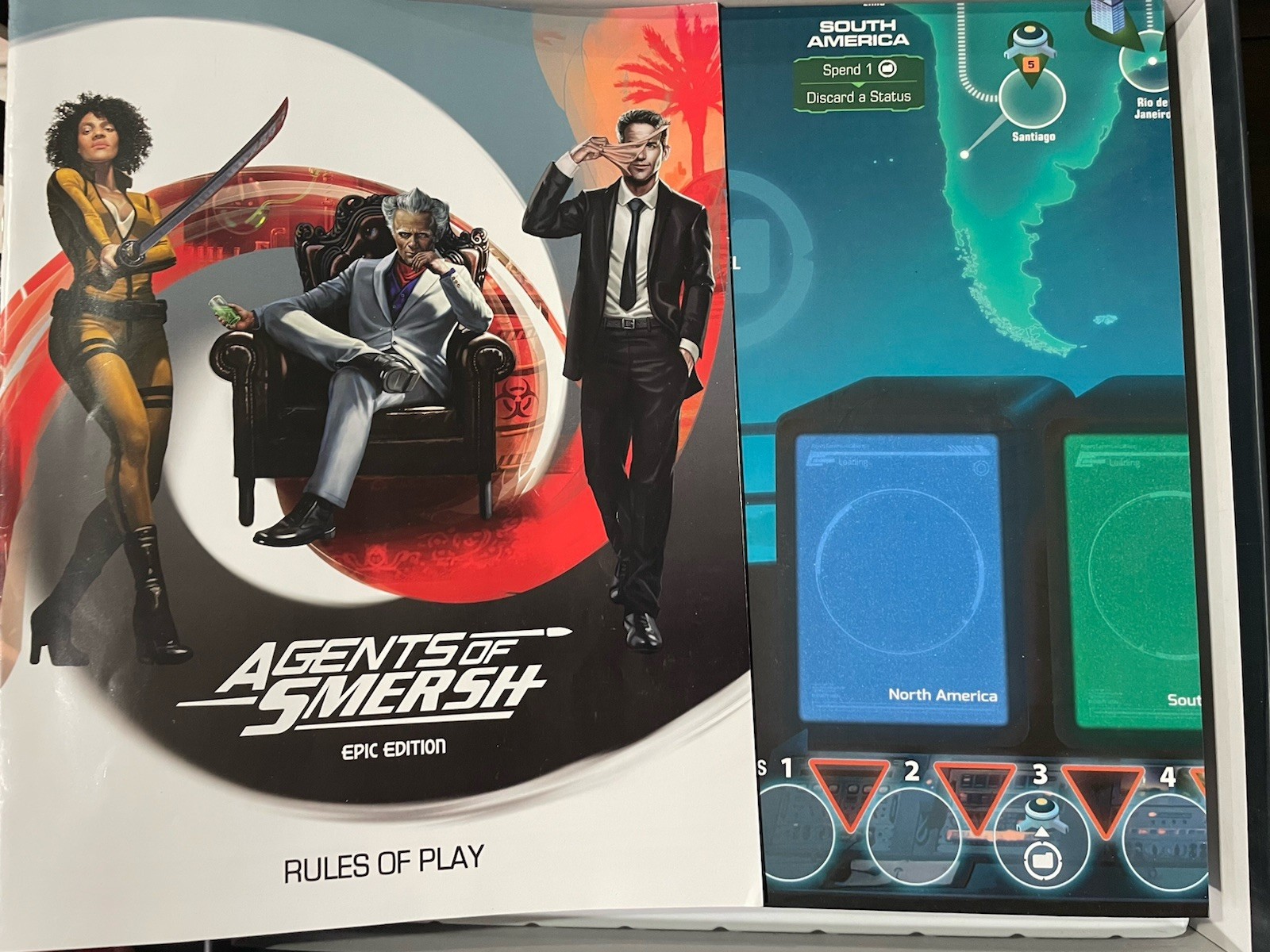 Agents of SMERSH Epic Edition Kickstarter Spy Board Game Excellent Condition