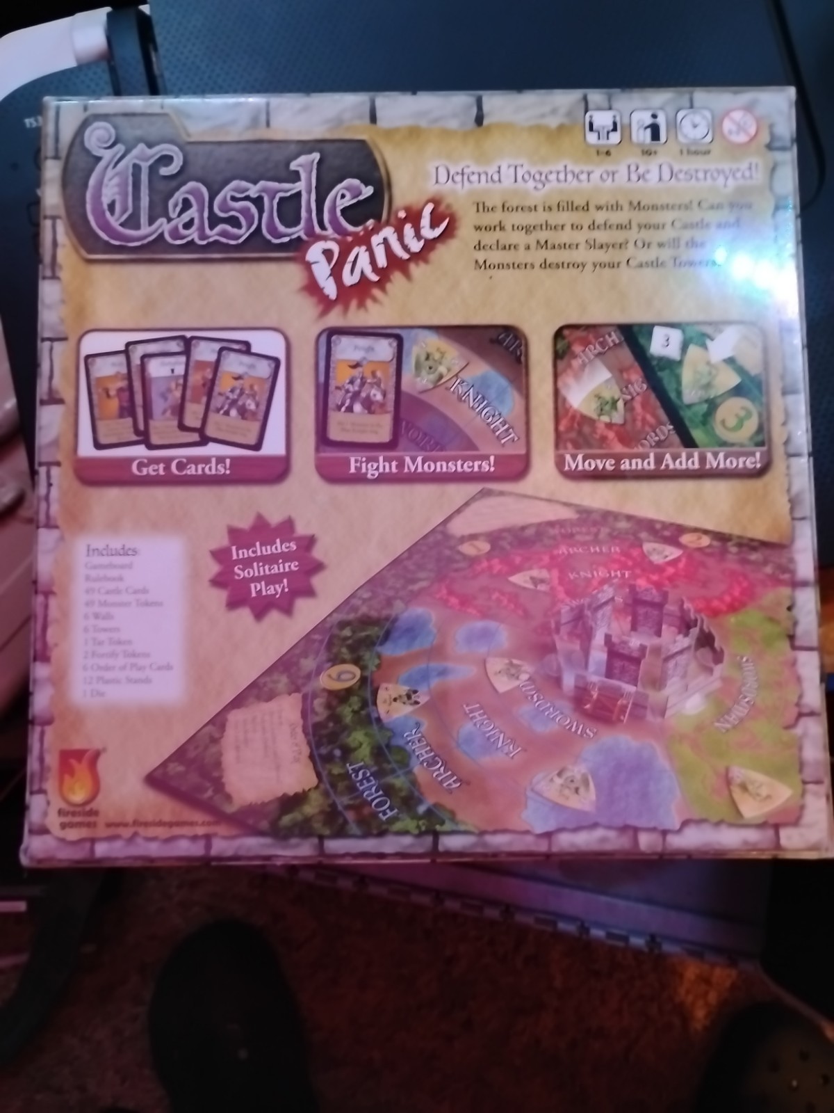 Castle Panic 1st Edition Twenty First Printing 2018 Complete Coop Board Game.