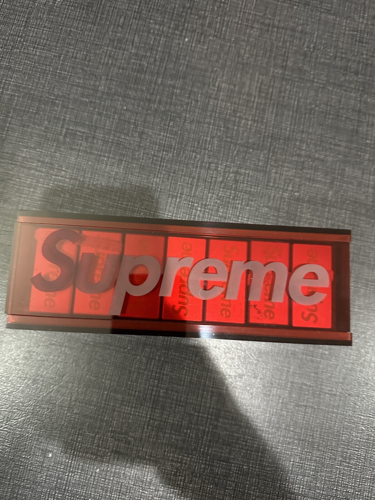 SUPREME/ ALUMINUM DOMINO SET RED/ FW22 WEEK 4 (100% AUTHENTIC) BRAND NEW