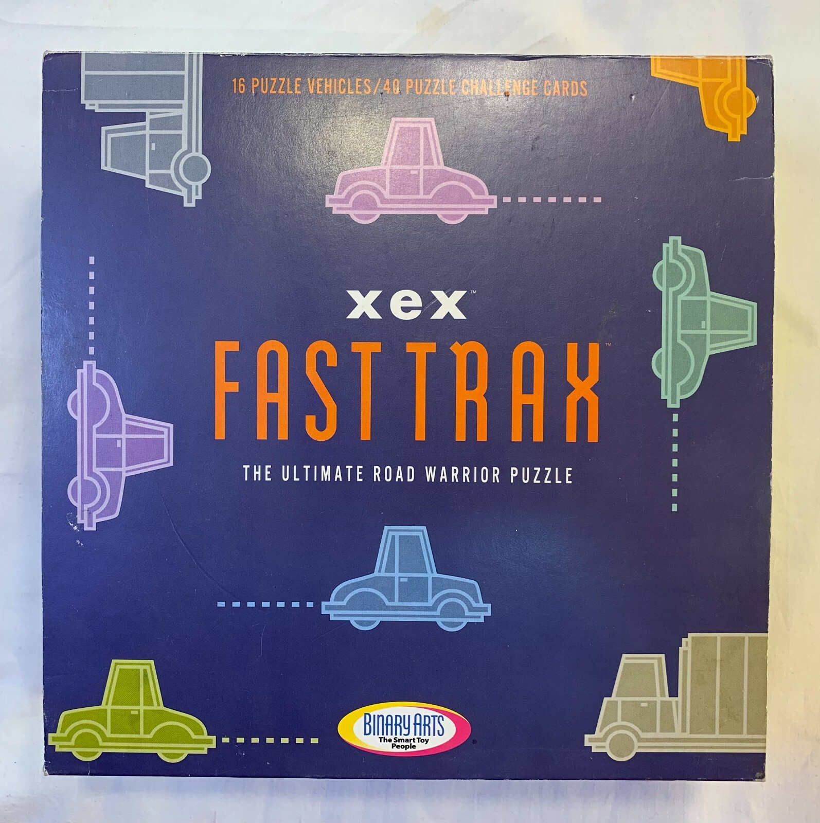 XEX Fast Trax Brainteaser Road Warrior Puzzle – Binary Arts 1999 – Complete