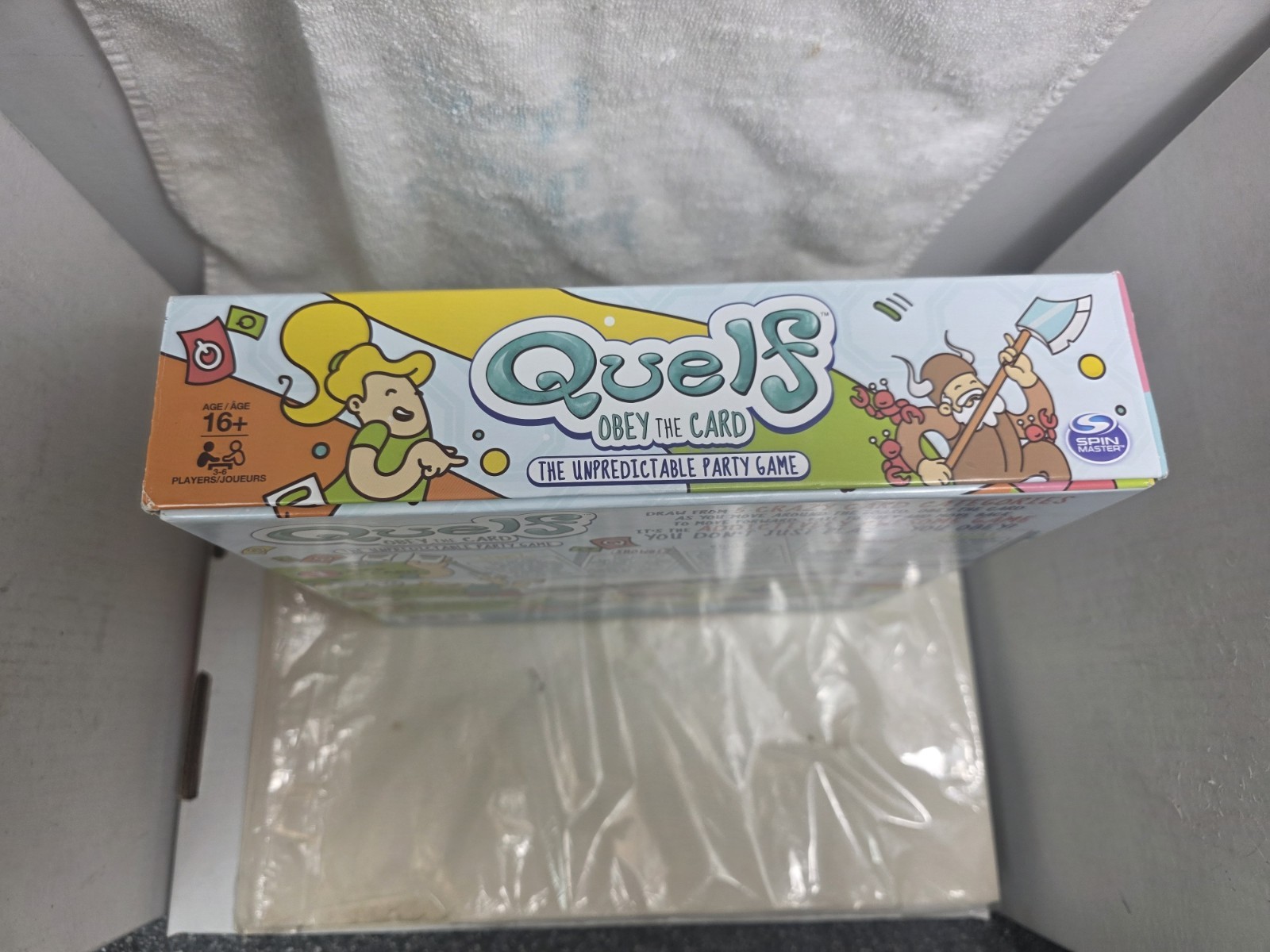 Spinmaster ” Quelf” Interactive Multi Player Board Game ( Complete)