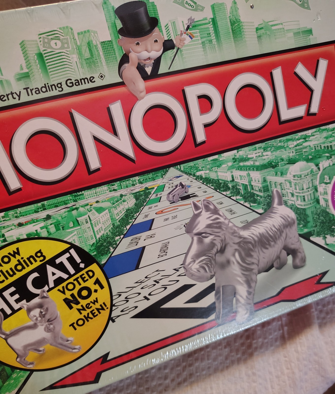 New Sealed Hasbro Gaming Monopoly Board Game Cat Token 2013