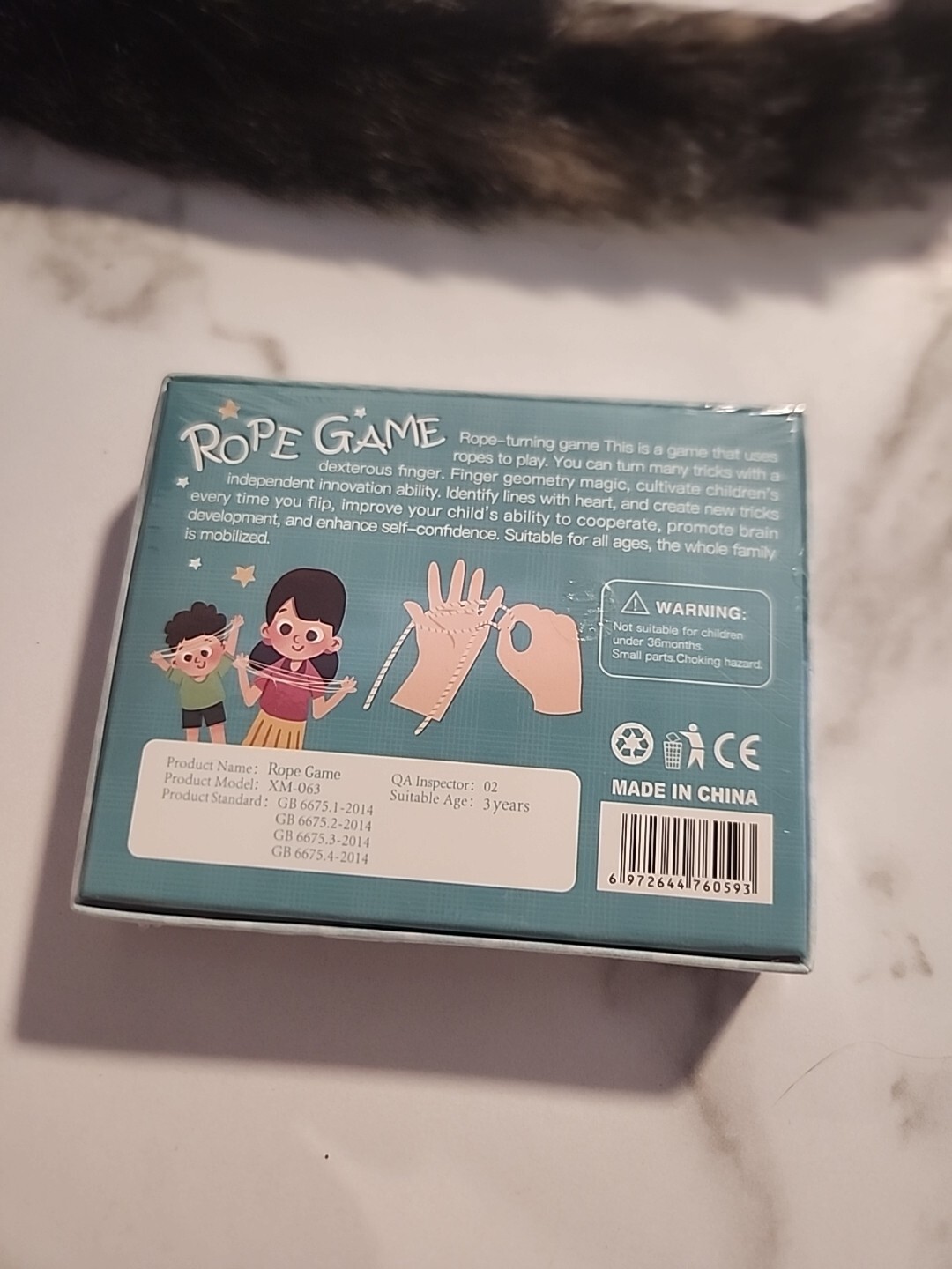 Rope Game, 3+ Years Educational Learning Toy Classic Finger Geometry Magic