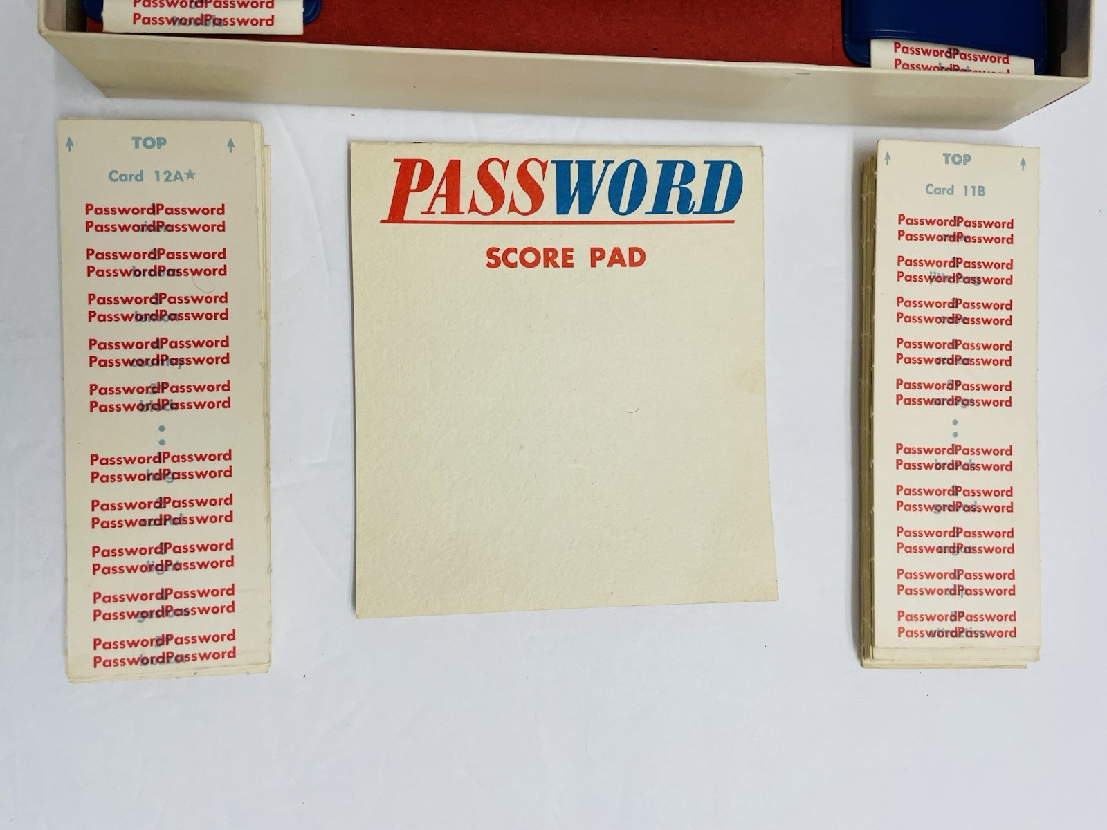 Vintage 1962 Password Board Game MB BLUE Box Edition Vol 2 #4260 Complete