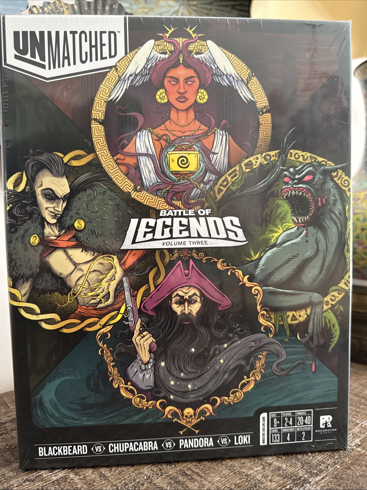 Unmatched: Battle of Legends – Volume 3 (Three) – Strategy Board Game – Renegade