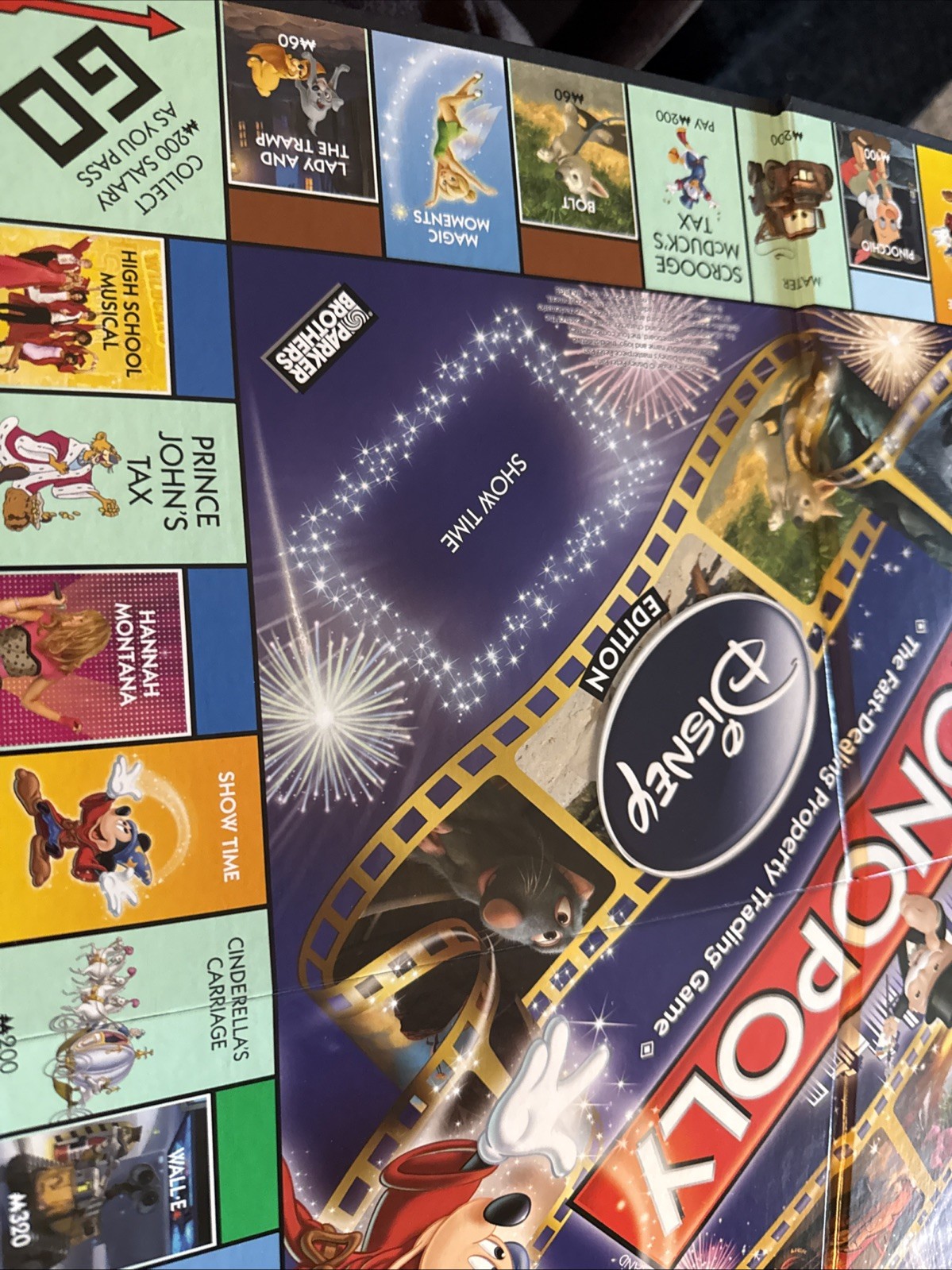 MONOPOLY DISNEY EDITION (2009) 6 PEWTER PIECES 1 GOLDEN TINKER BELL Game Piece