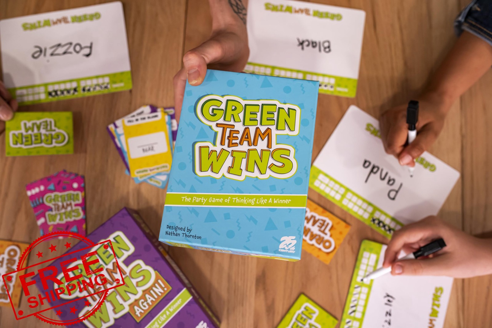 25th Century Games Green Team Wins Card Game