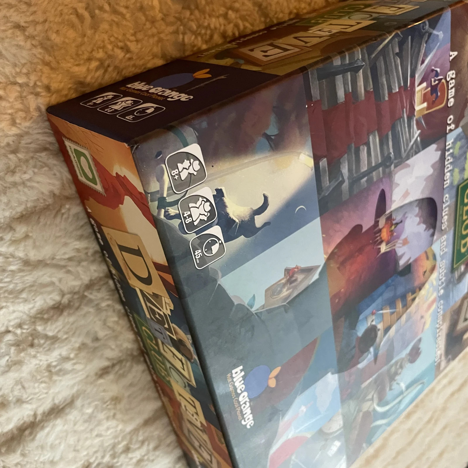 Detective Club Board Game by Blue Orange 2019 – 4 to 8 Players – Easy To Learn