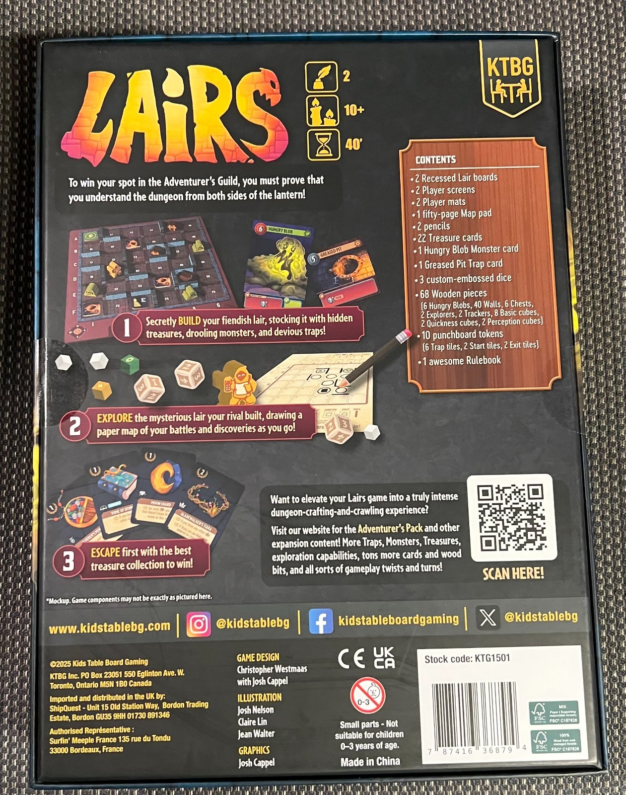 Lairs Board Game 2025 KTBG C2