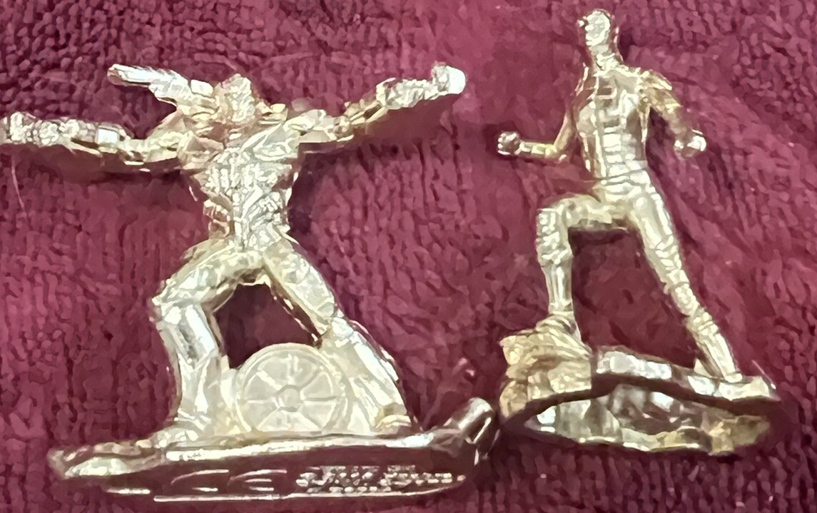 Monopoly Avengers Marvel Game Set of 7 Gold Character Token Pieces