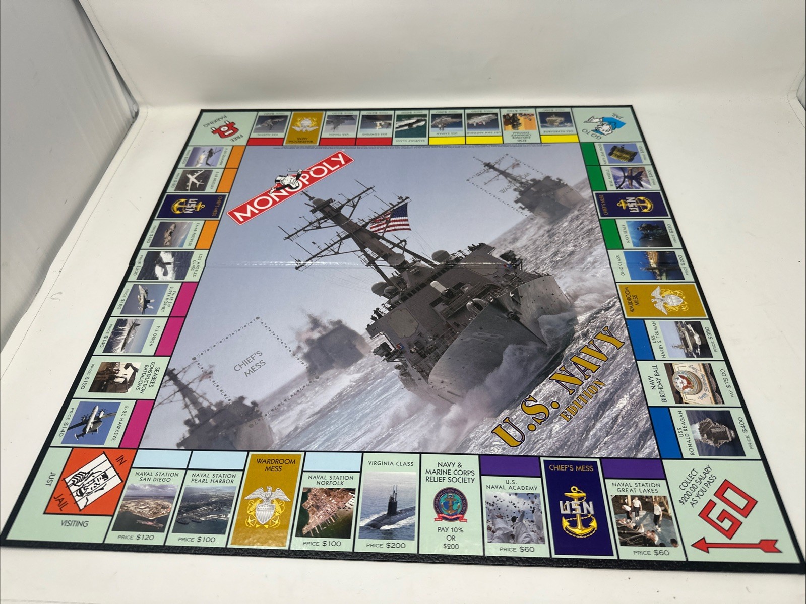Monopoly – United States Navy Edition – Parker Brothers/Hasbro – Complete