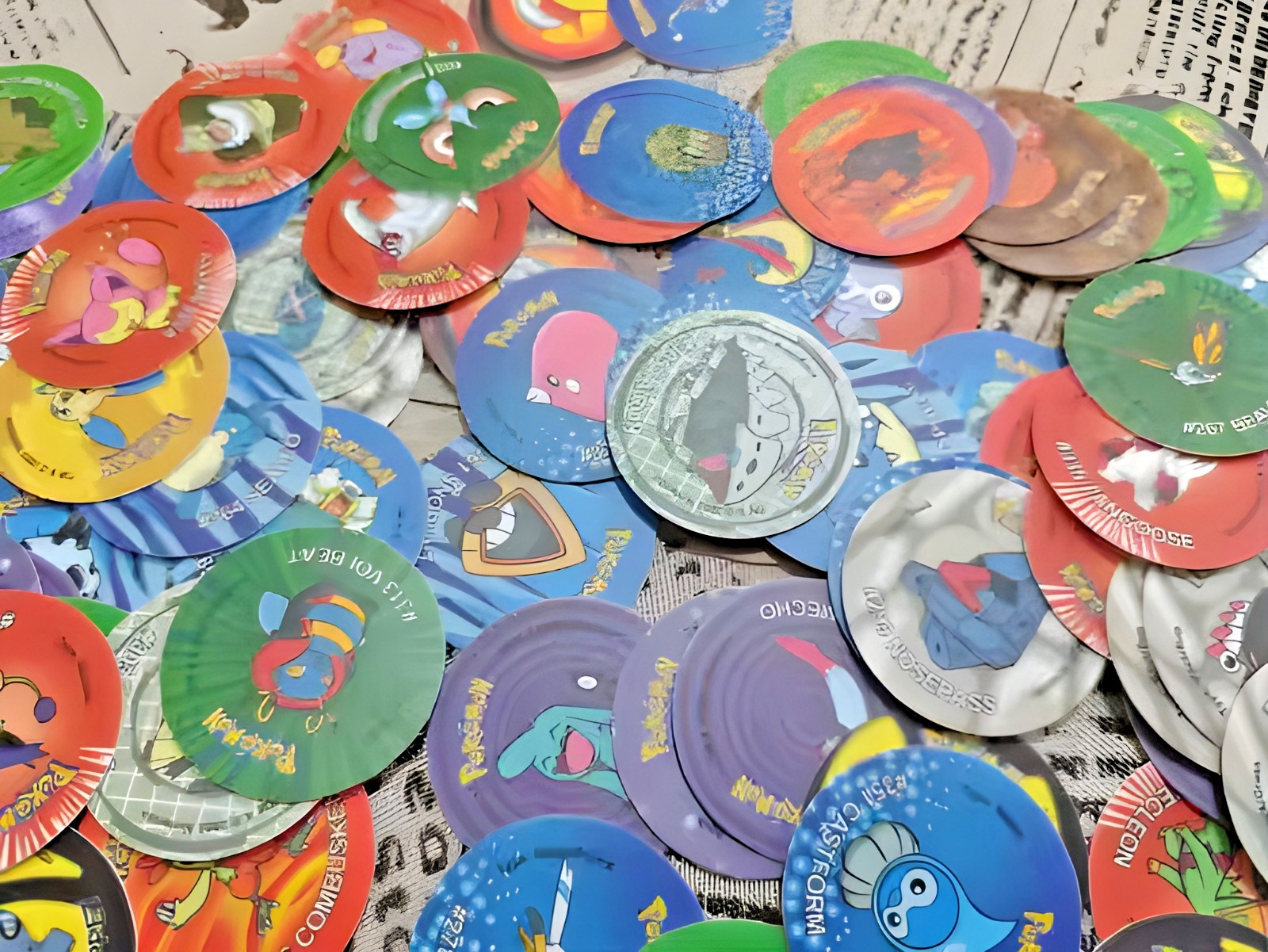 Pokemon Tazos 141/141 Generation 3 – Complete Set