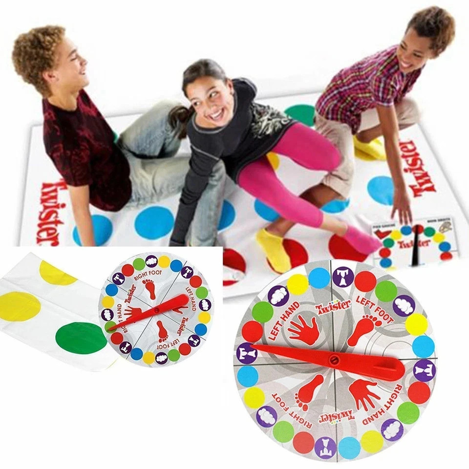 Twister Family Kid Children Classic Funny Party Body Game More Moves Indoor Game