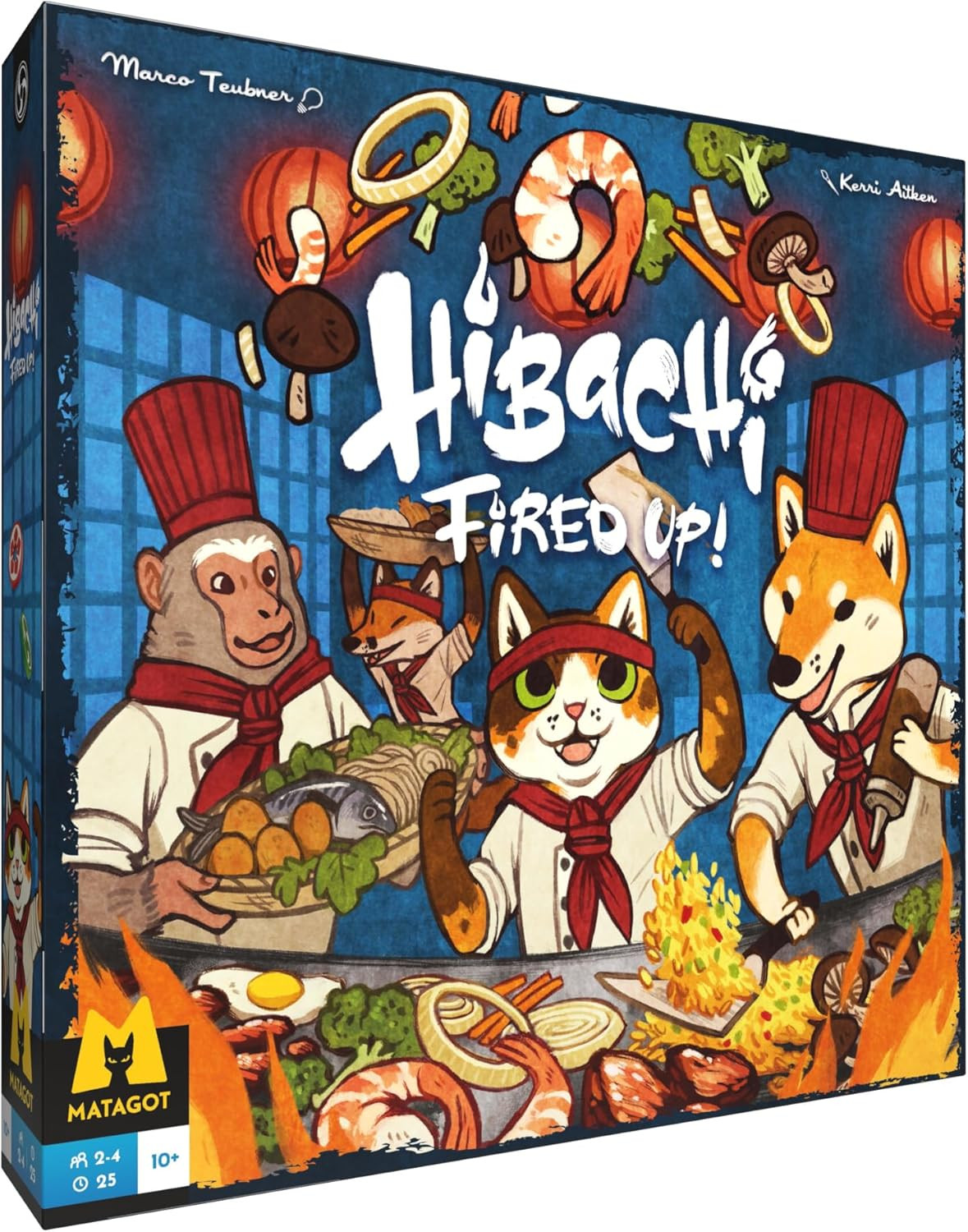 Hibachi: Fired Up! Board Game – Competitive Recipe Cooking Game with Skill-Based
