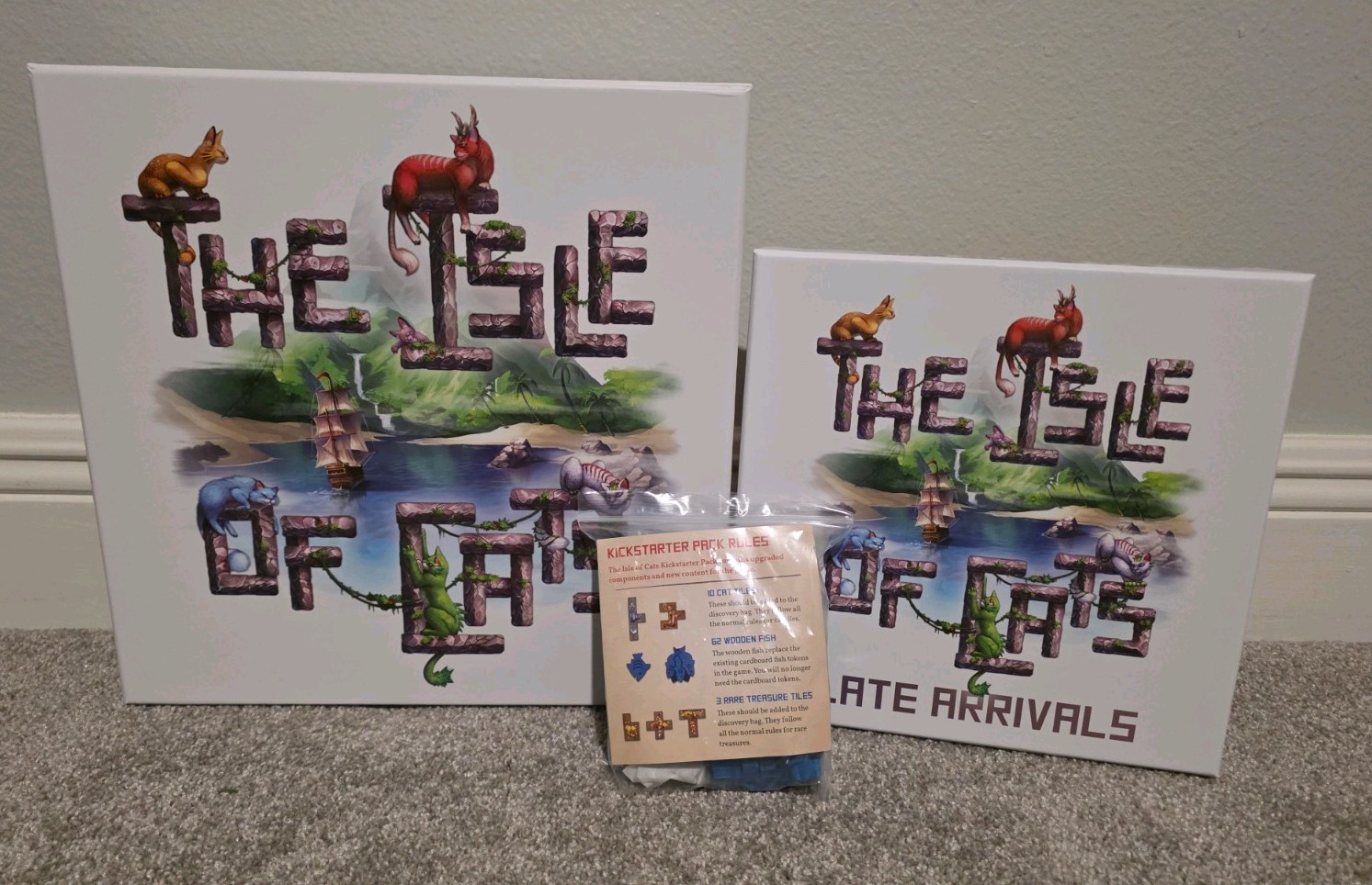 The Isle of Cats Base Game, Late Arrivals, & Kickstarter Pack – City of Games