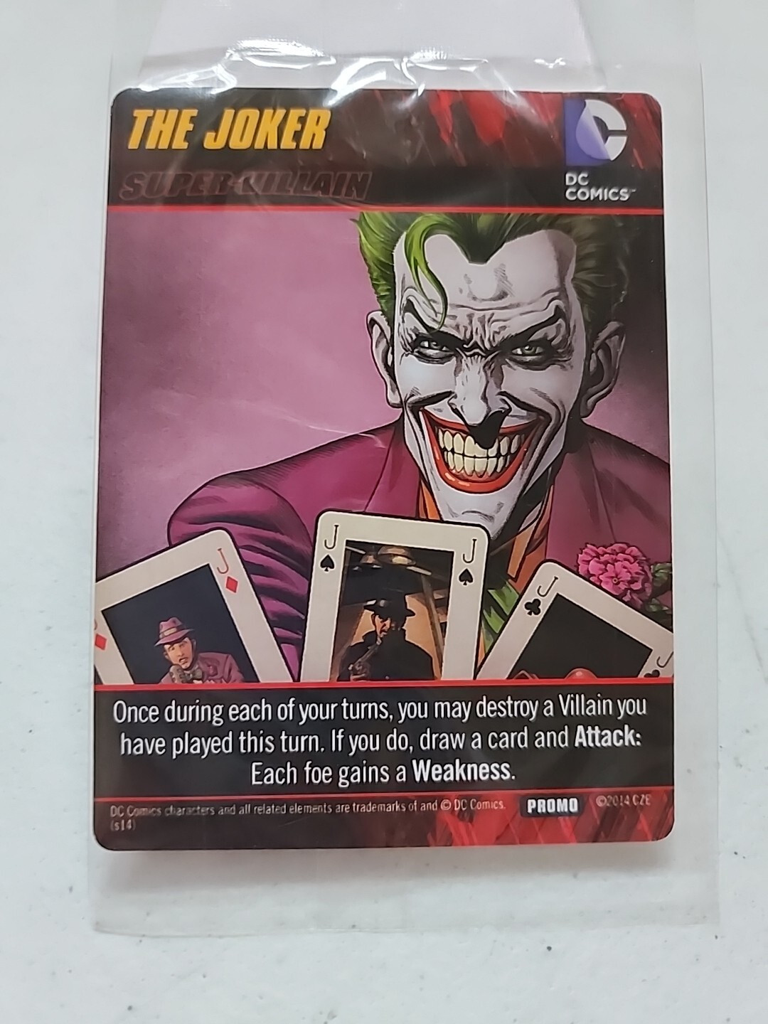 DC Deck Building Game The Joker Promo Card