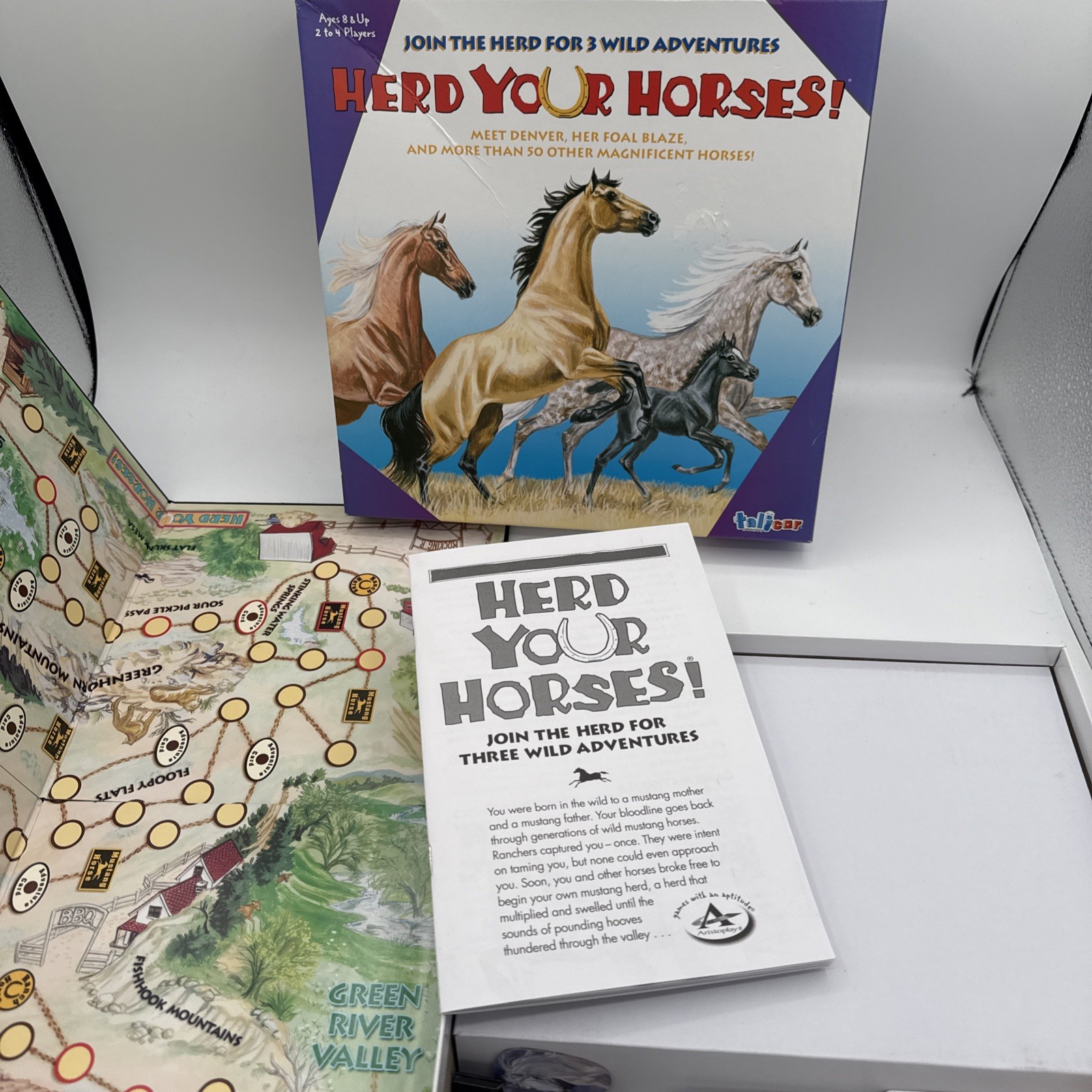 2018 Herd Your Horses By Talicor Aristoplay 8 & Up Complete & Good Cond