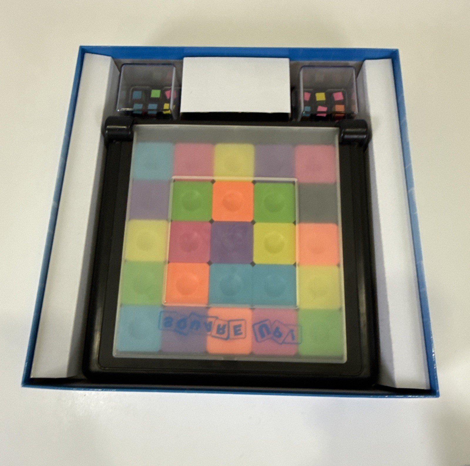 Square Up! Game COMPLETE Mindware 2009 Tile Strategy Slide Puzzle Race