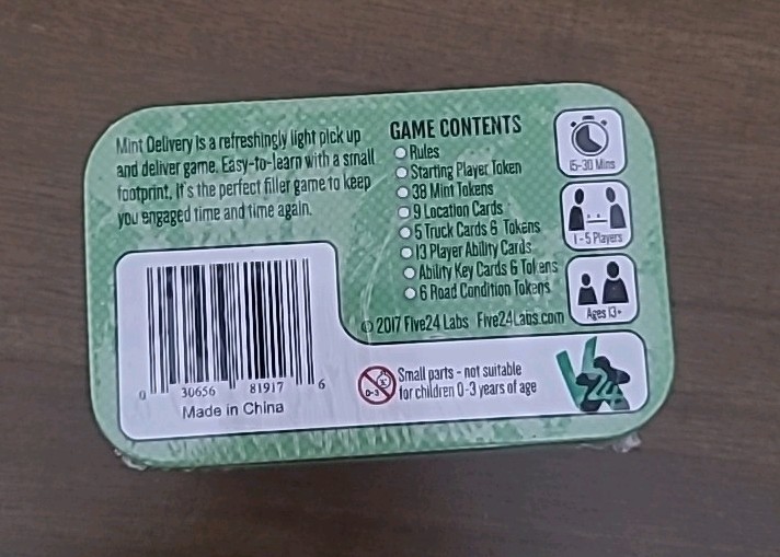 Mint Delivery Game Five24 Labs 2017 Justin Blaske Pick Up & Deliver Sealed NEW