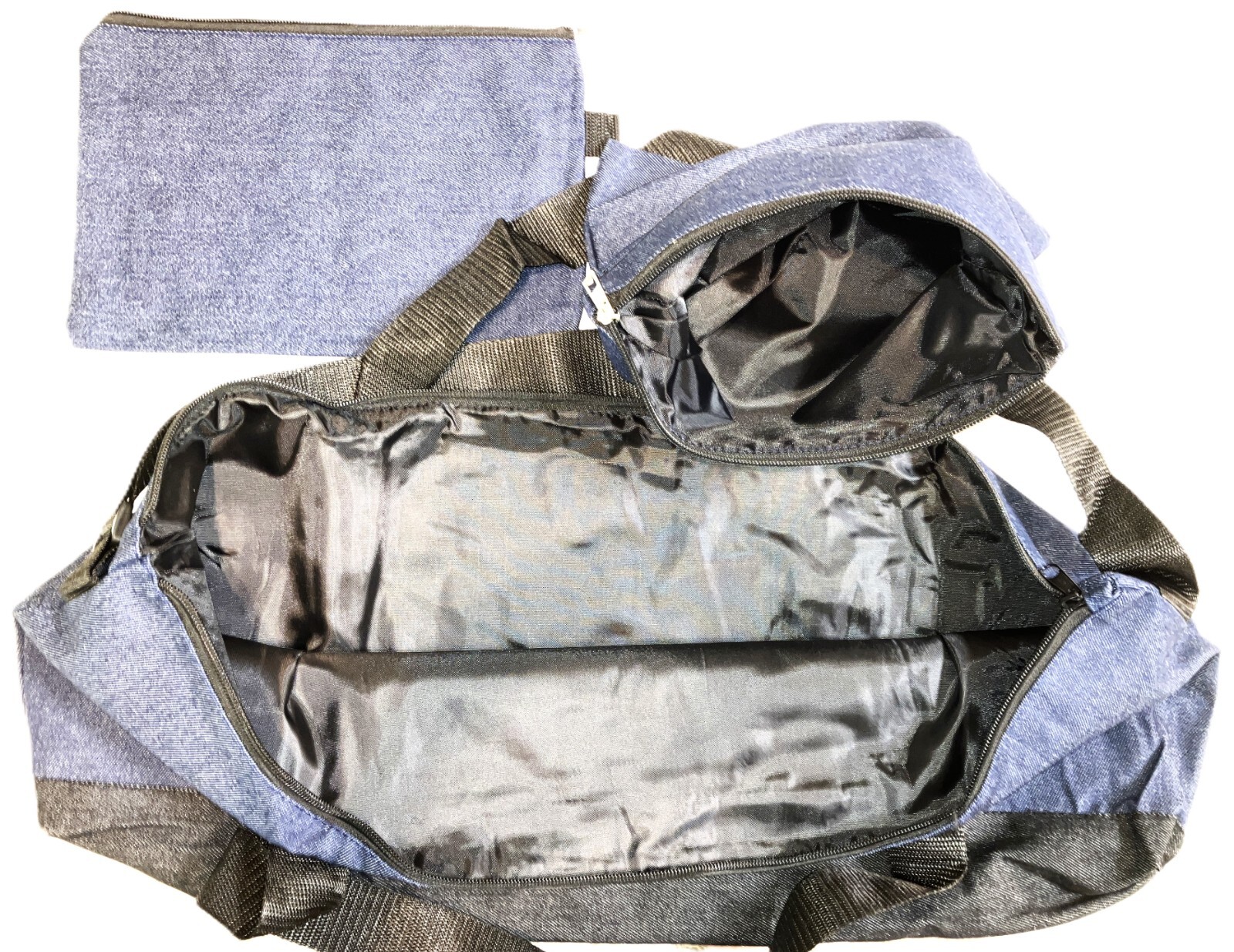 Mahjong Mah jong Denim Empty Carry Bag + Two Bags Purse for Tile + Bag for Racks