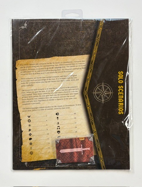 Gloomhaven 2nd Edition Solo Scenarios Booklet & Cards Pack Set NEW