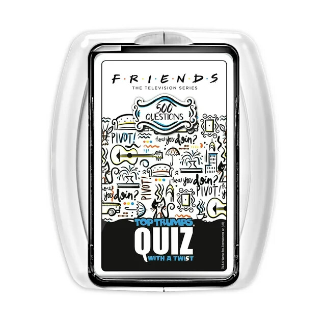 FRIENDS Top Trumps Quiz Game with a Twist (500 Questions to Test Your Knowledge)