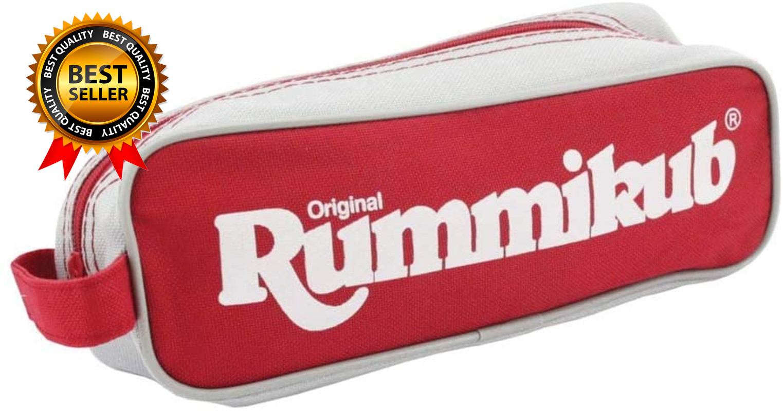Rummikub the Complete Original Game with Full-Size Racks and Tiles