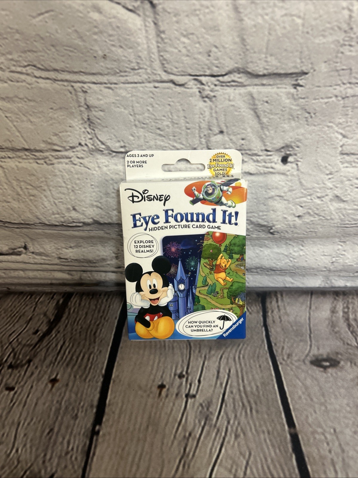 DISNEY EYE FOUND IT! HIDDEN PICTURE CARD GAME 2018 RAVENSBURGER & DISNEY PIXAR