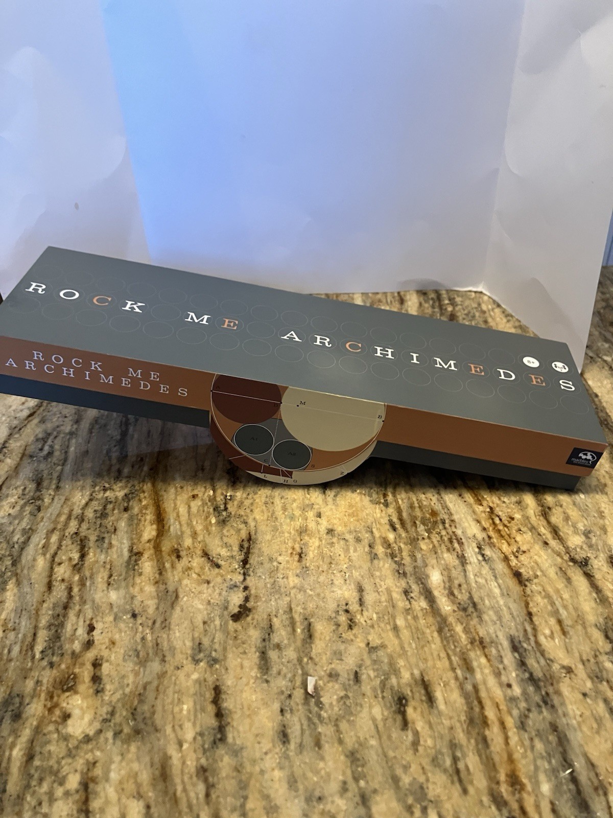 Rock Me Archimedes Balancing Strategy Game Marbles Brain Workshop New