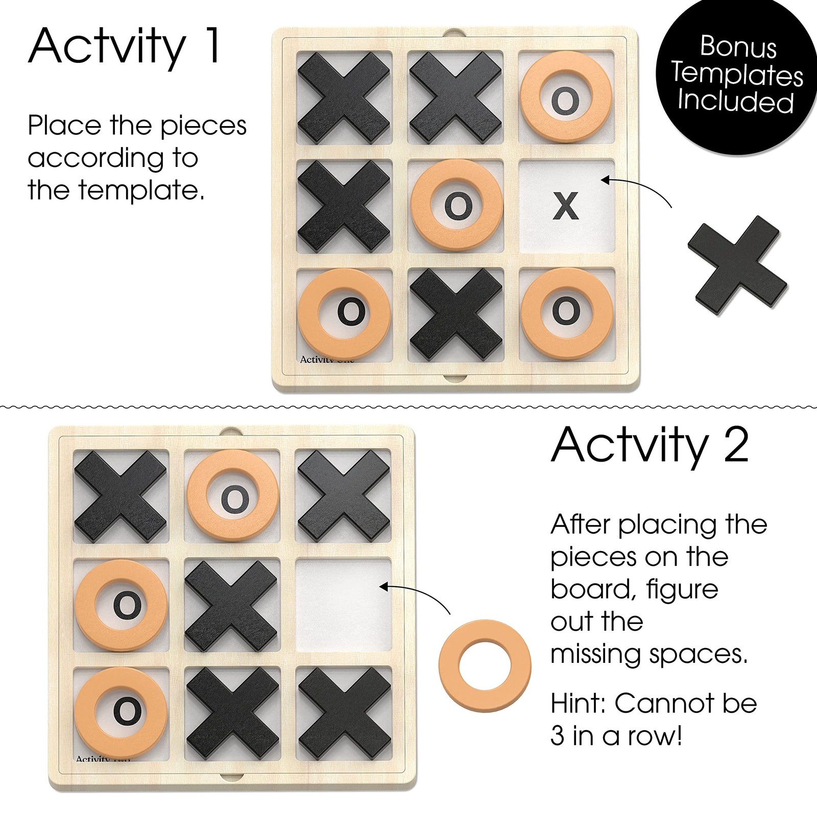 Keeping Busy Tic Tac Toe with Templates Dementia Activities for Seniors Games…