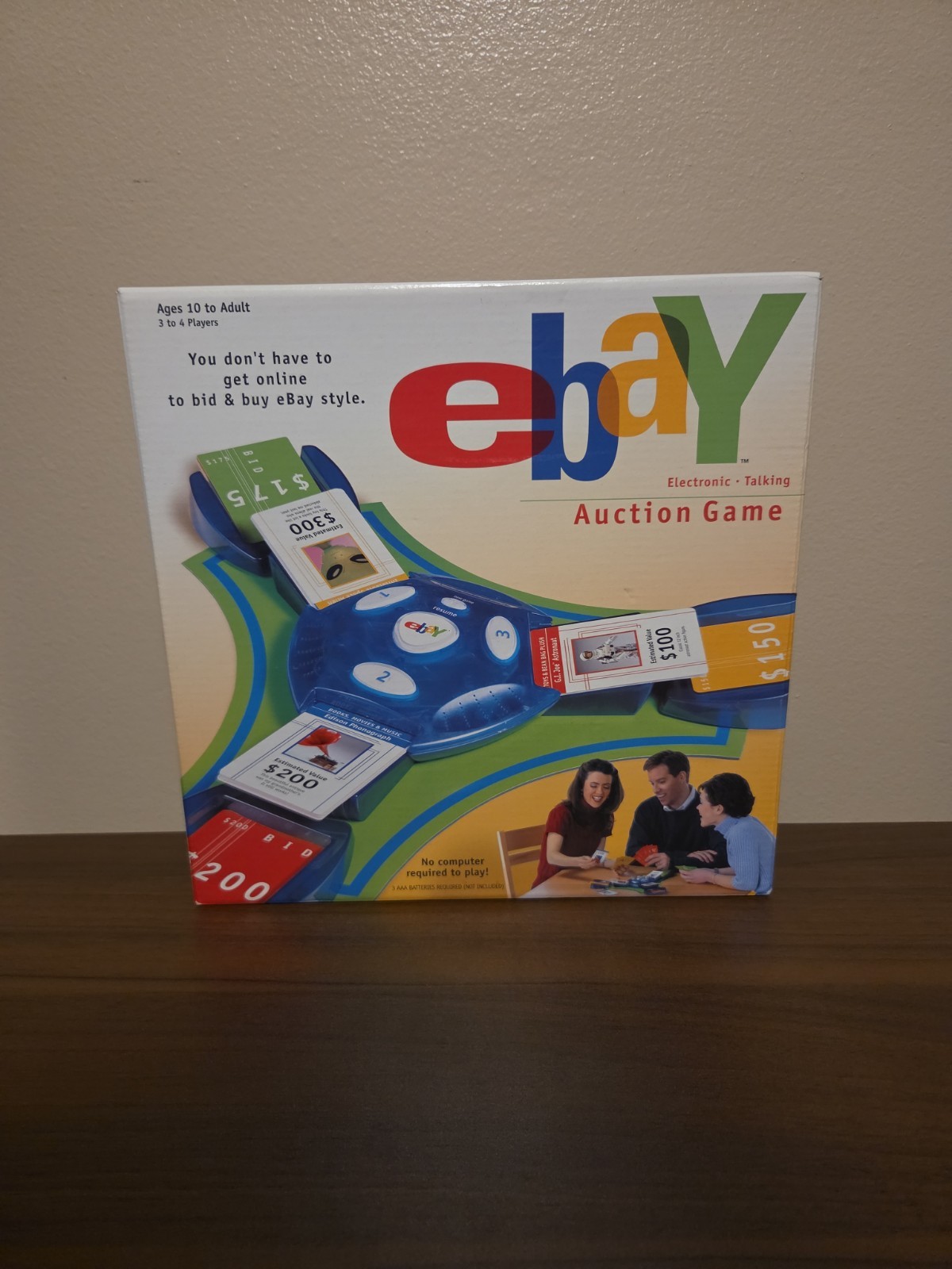 Vintage Parker Brothers Ebay Auction Board Game 2001 Brand New Sealed