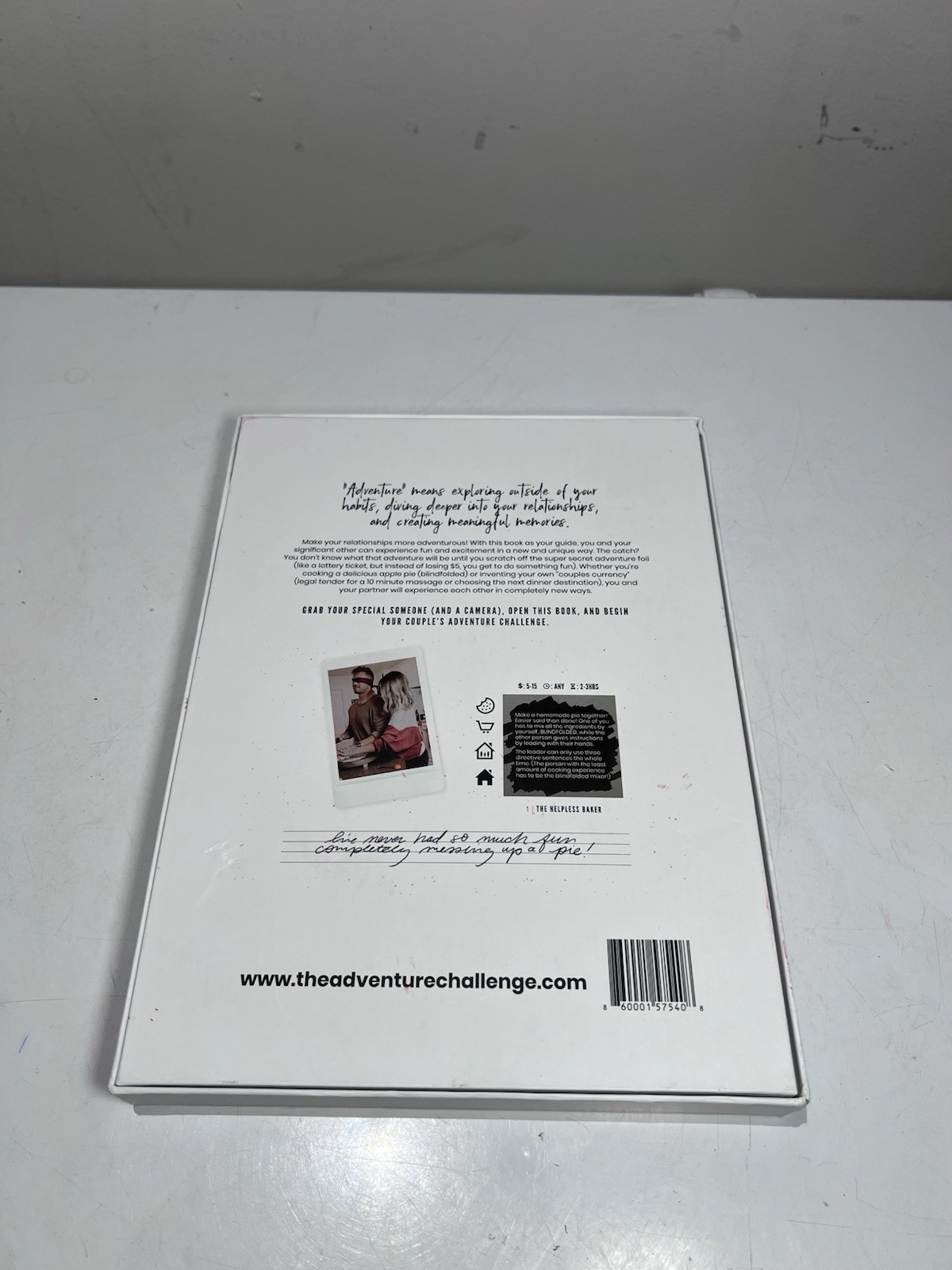The Adventure Challenge Couples Edition Hardcover Book New