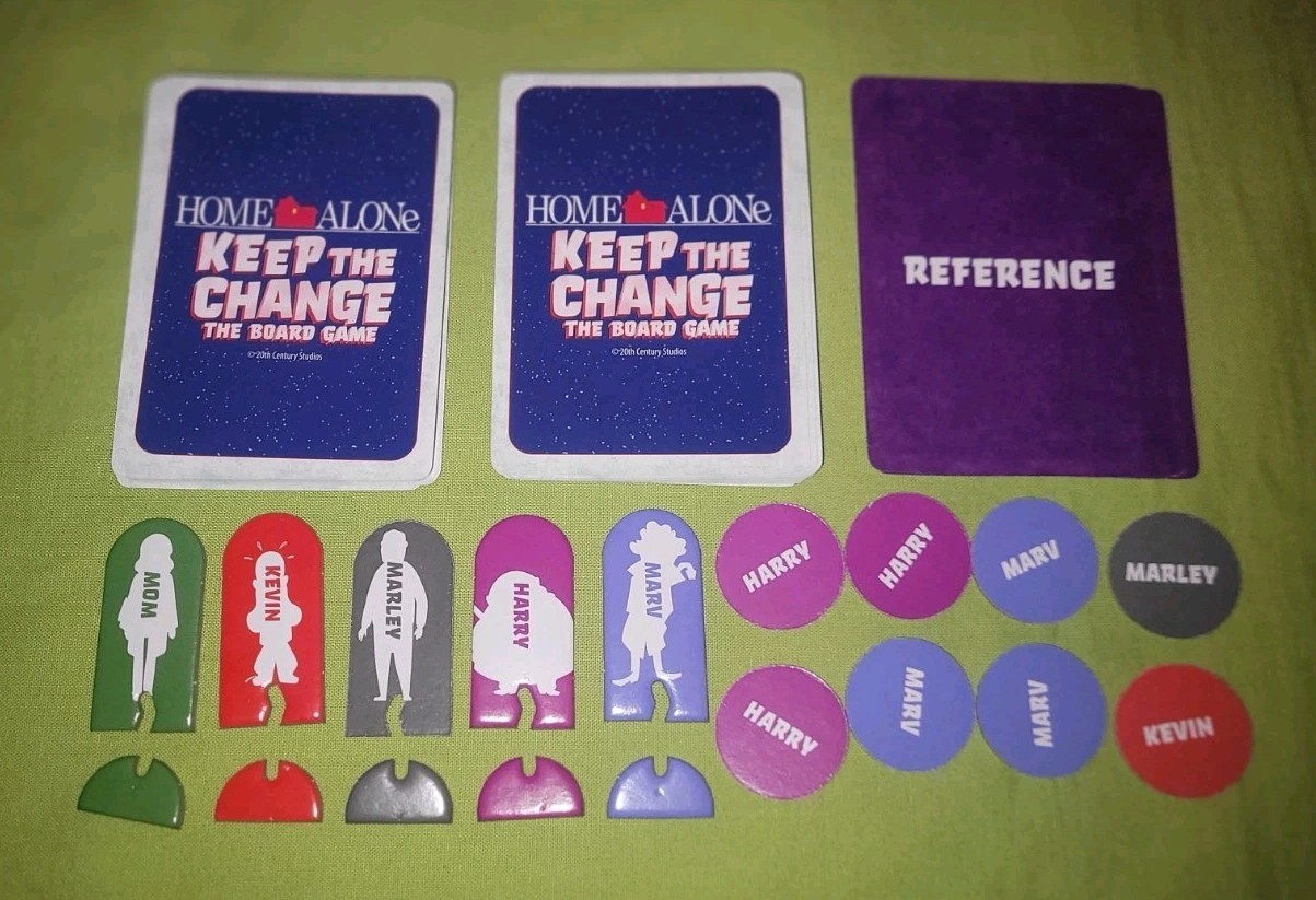 Home Alone Filthy Animal Keep The Change Christmas Holiday Family Board Game Lot