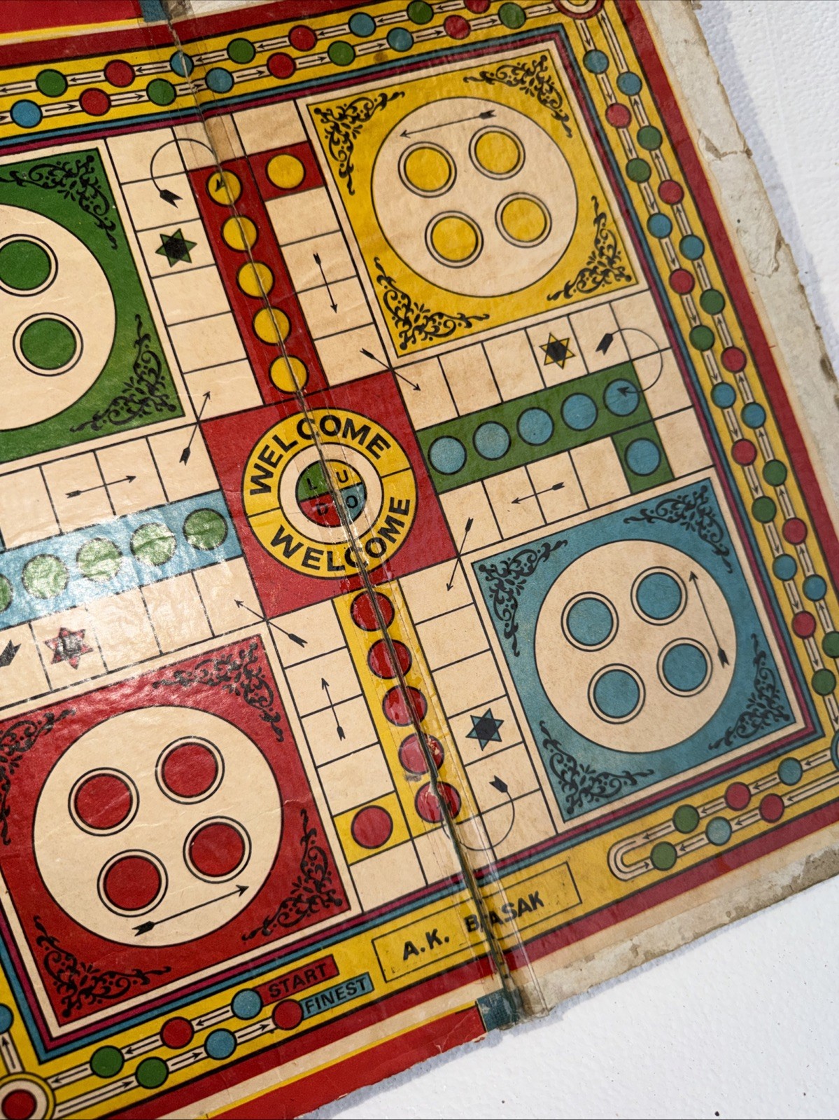 Ludo & Rocket SAHA Games Calcutta. W/ Disney Mickey & Mini Mouse Board Game READ