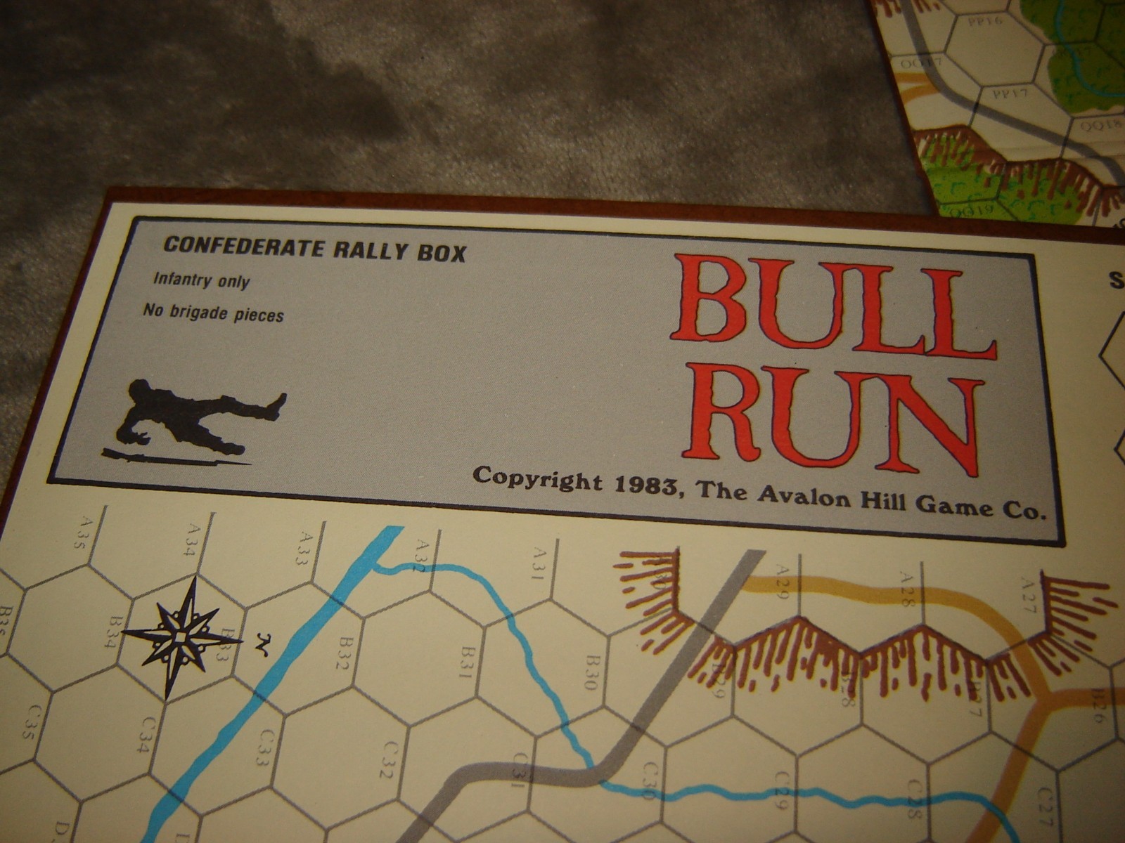 Avalon Hill Game Co. #847 Bull Run UNPUNCHED Never Played Excellent Cond NICE