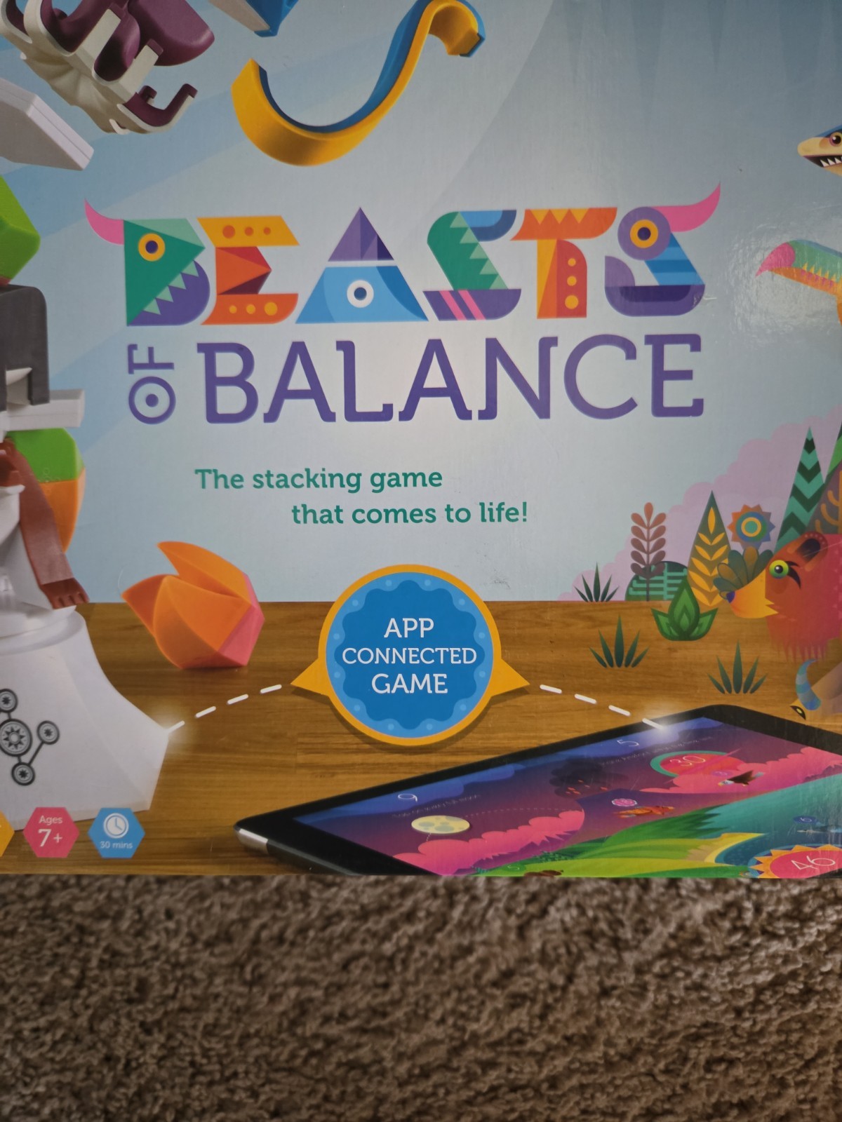 Beasts of Balance Board Game Stacking Animals by Sensible Object App Game Digita
