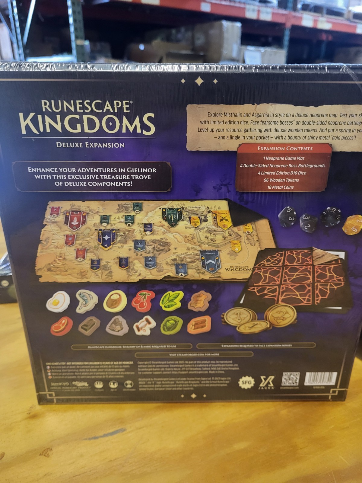Runescape Kingdoms ~ Bundle; Shadows Of ELVARG, DELUXE All In Kickstarter New