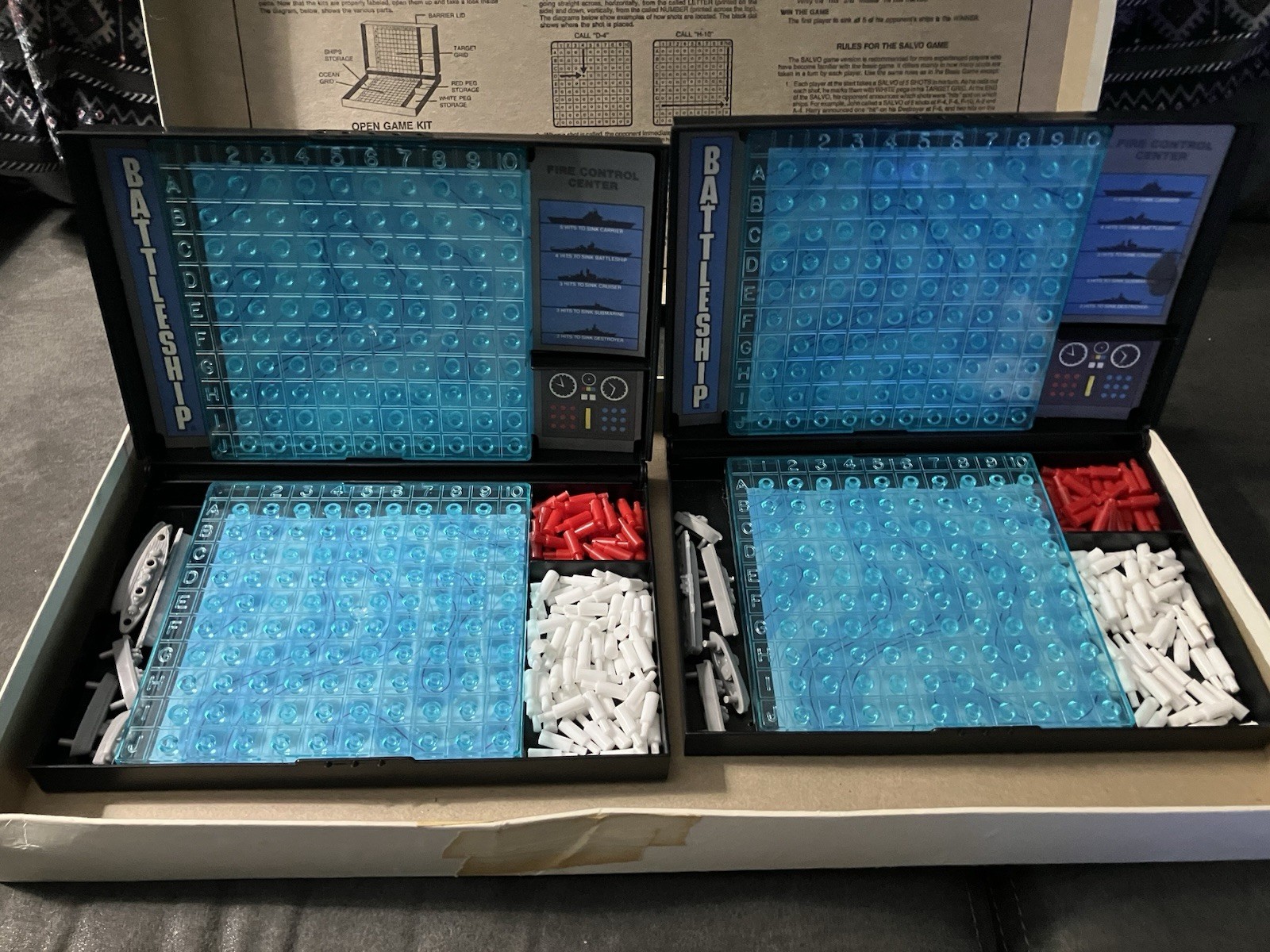 1981 Battleship Game by Milton Bradley Complete in Good Condition