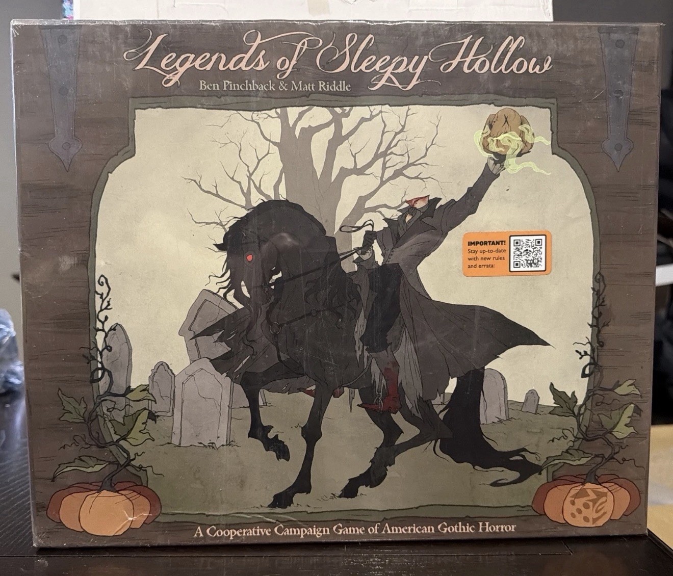 Legends of Sleepy Hollow Board Game – Greater Than Games – New Sealed Campaign