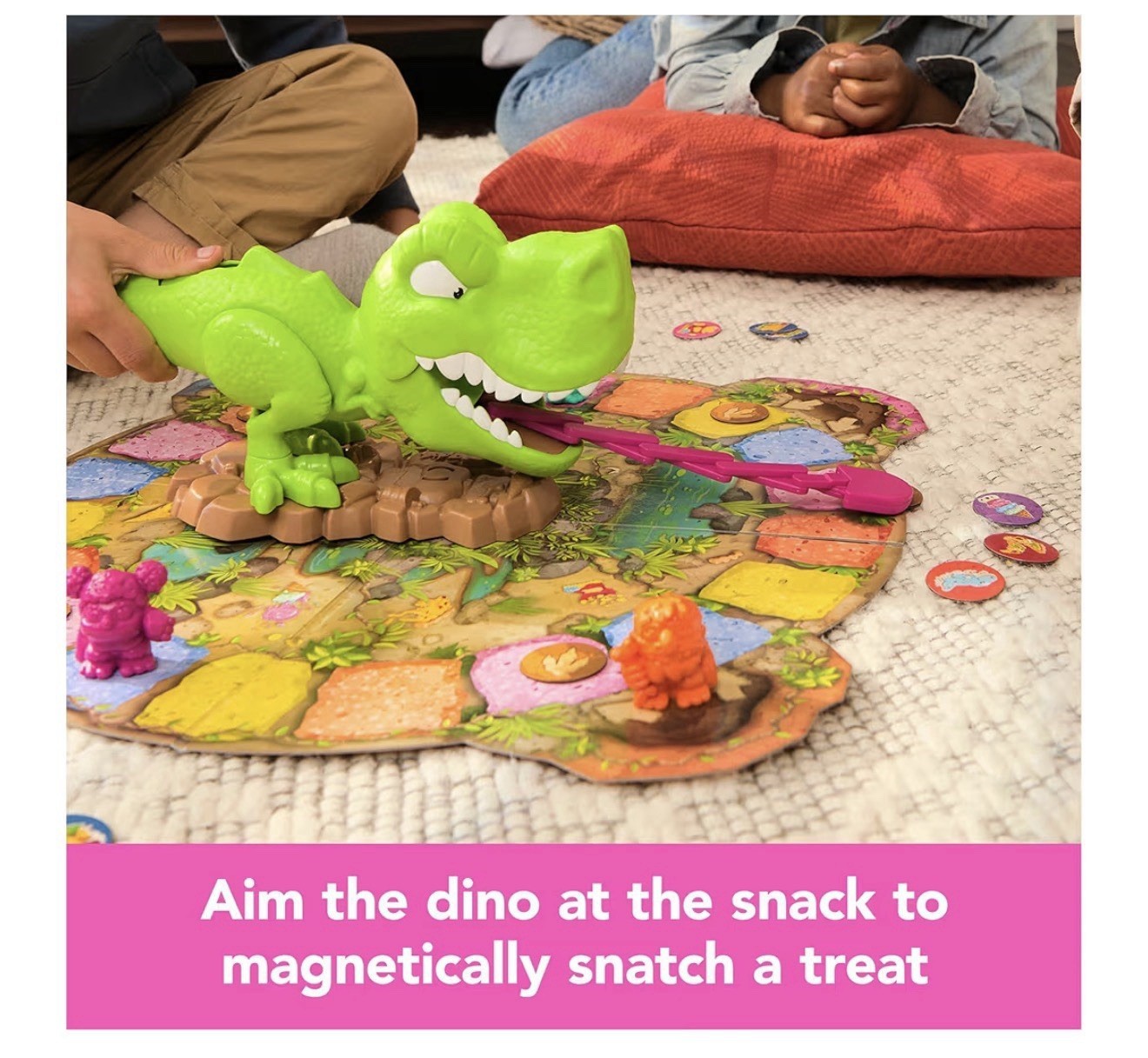 Snack-O-Saurus Rex Interactive Dinosaur Toy for Kids Board Games for Family 5B