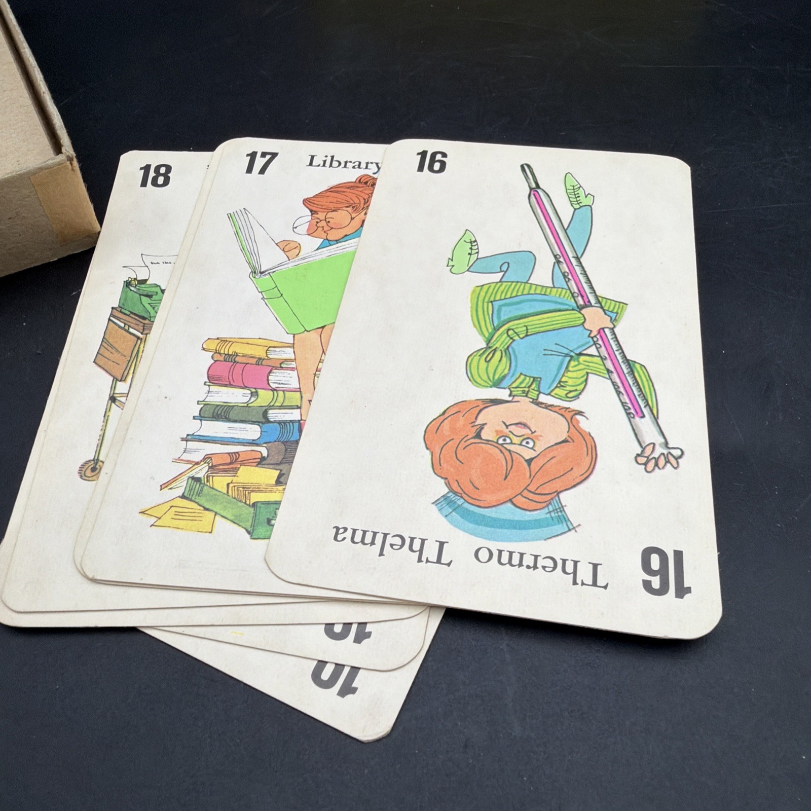 VINTAGE 1968 MILTON BRADLEY OLD MAID JUMBO CARD GAME COMPLETE AGES 5-10