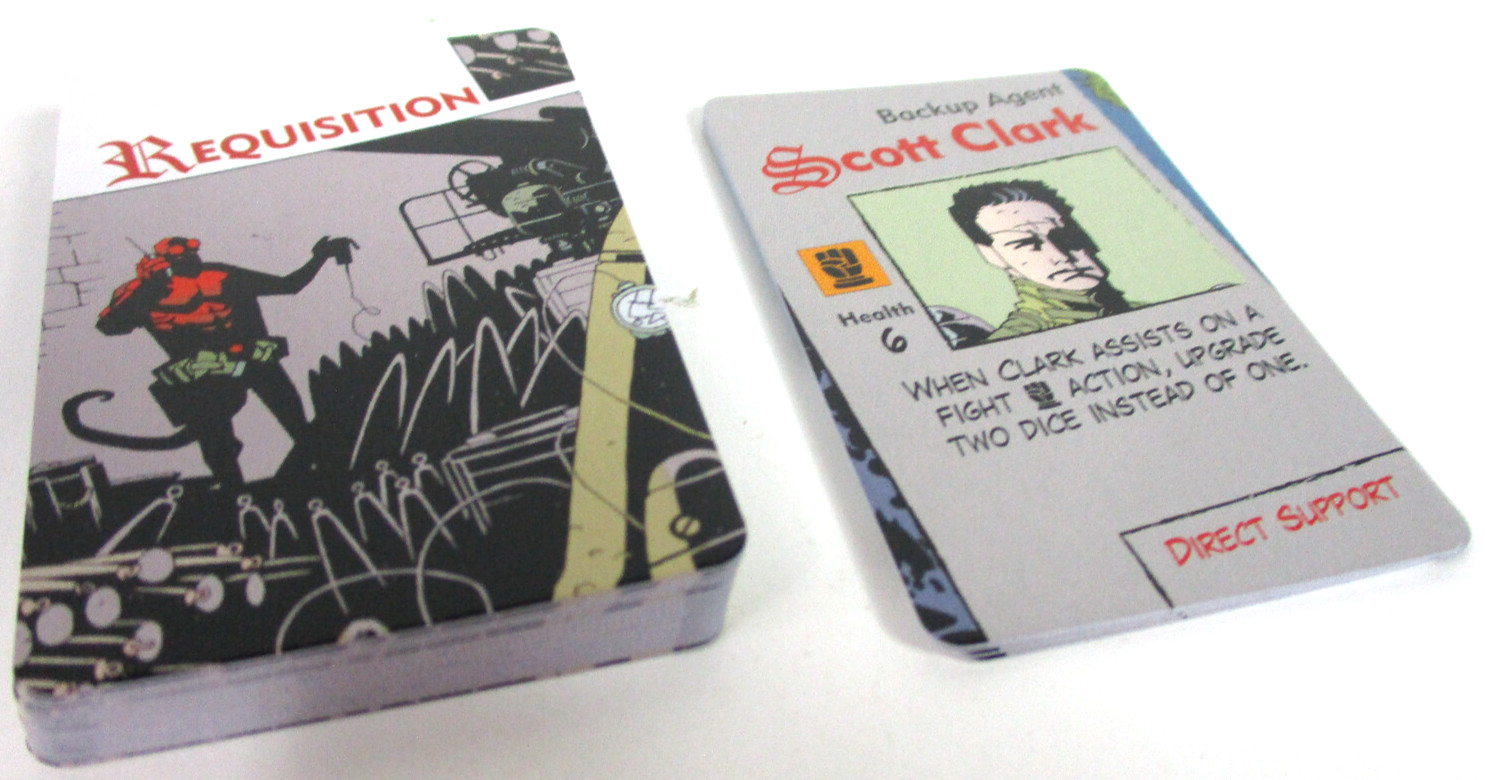HellBoy REQUISITION & BACKUP AGENT CARDS Mantic Games NEW!!