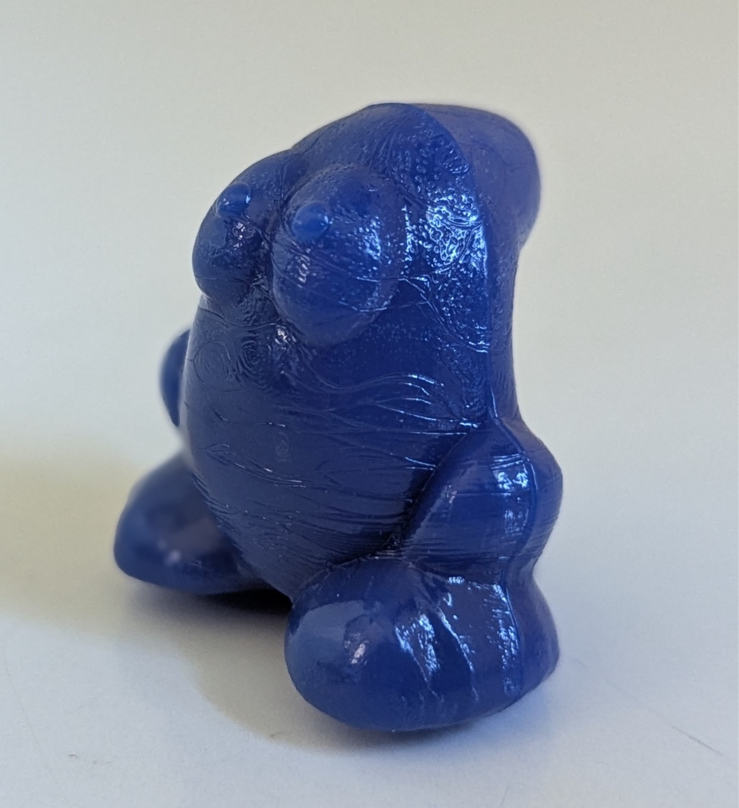 GOGO’S Vintage Solid Dark Royal BLUE EGGY CRAZY BONES Classic Original 1996 1″