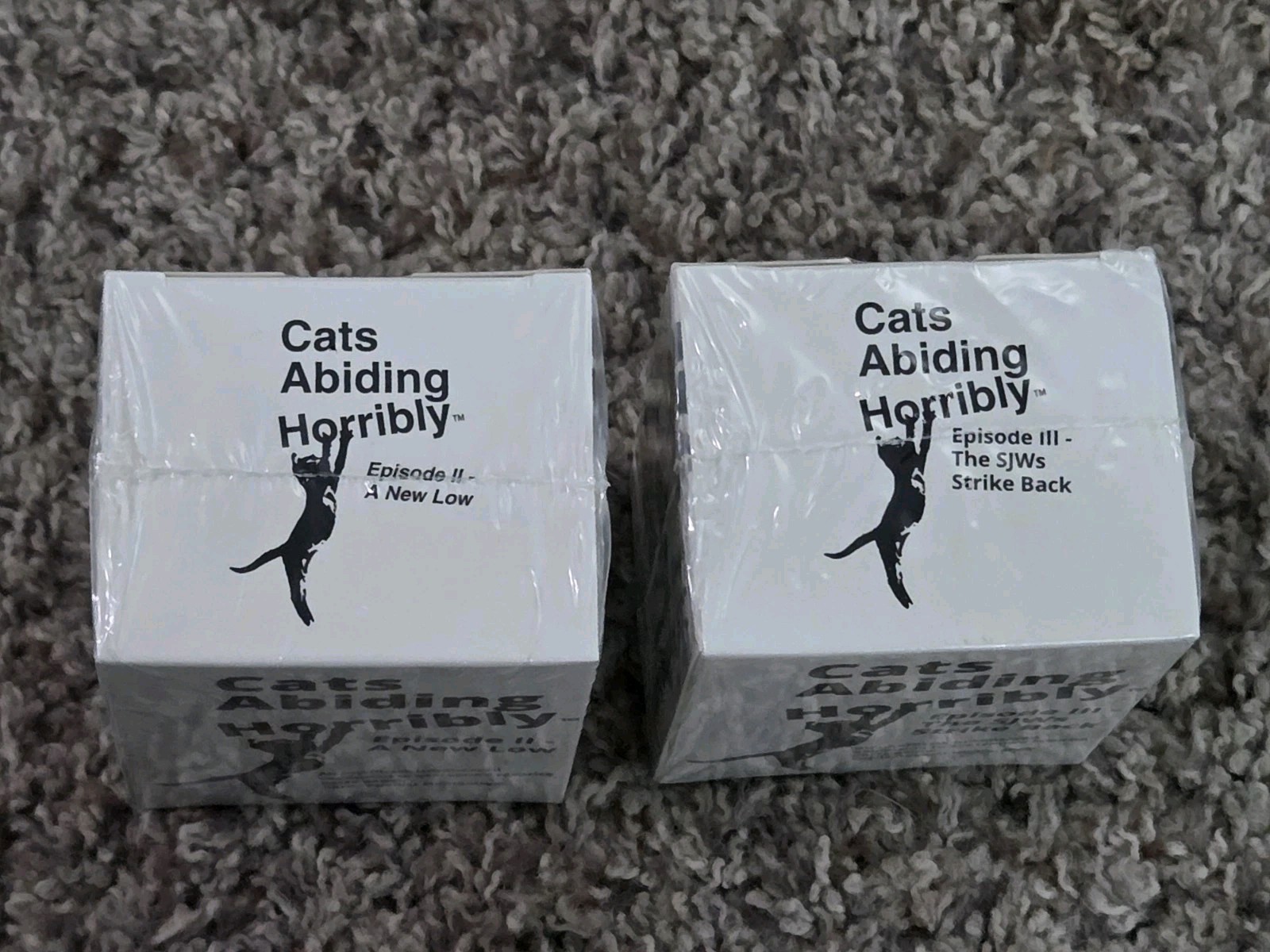 Cats Abiding Horribly Episodes 2 II 3 III Cards Against Humanity Expansion Packs