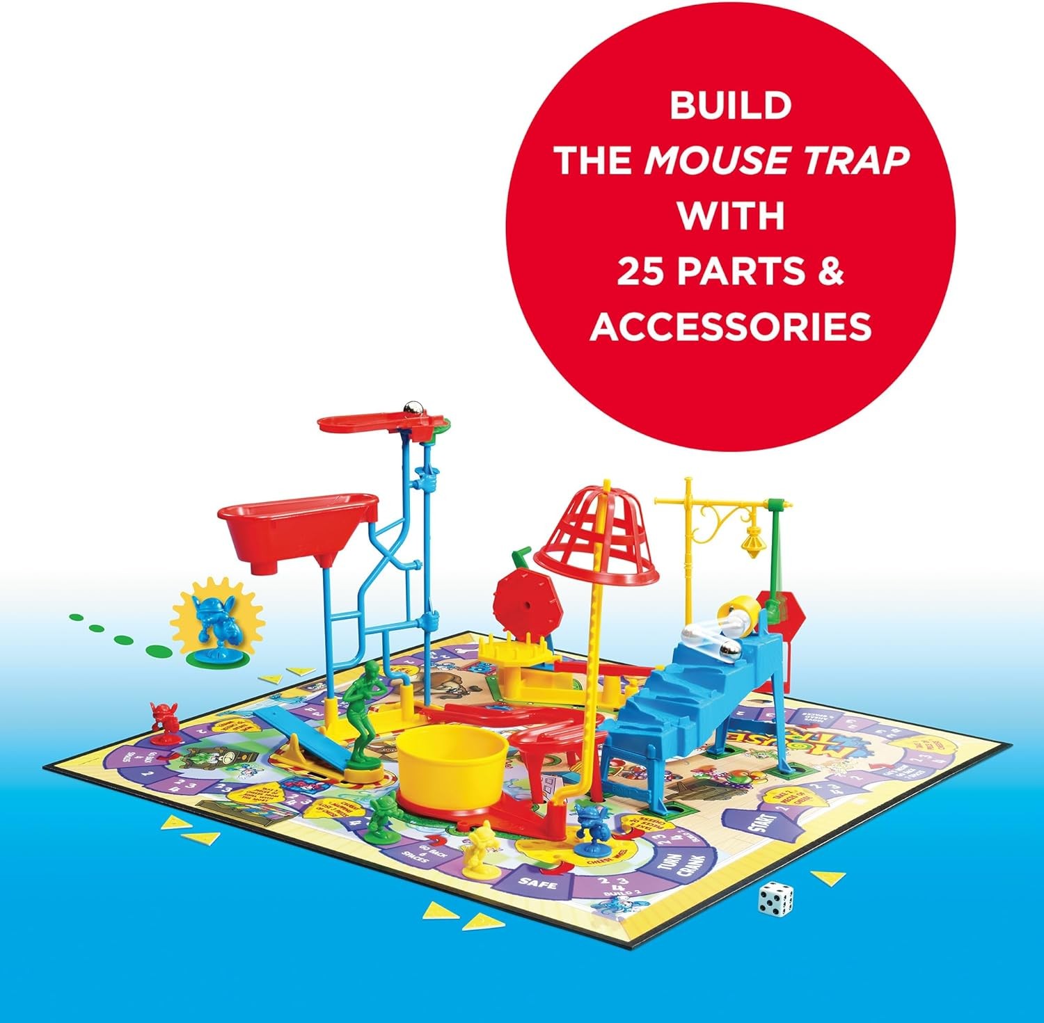 MOUSE TRAP BOARD GAME FOR KIDS 6 AND UP Fun Family Strategy Interactive Gameplay