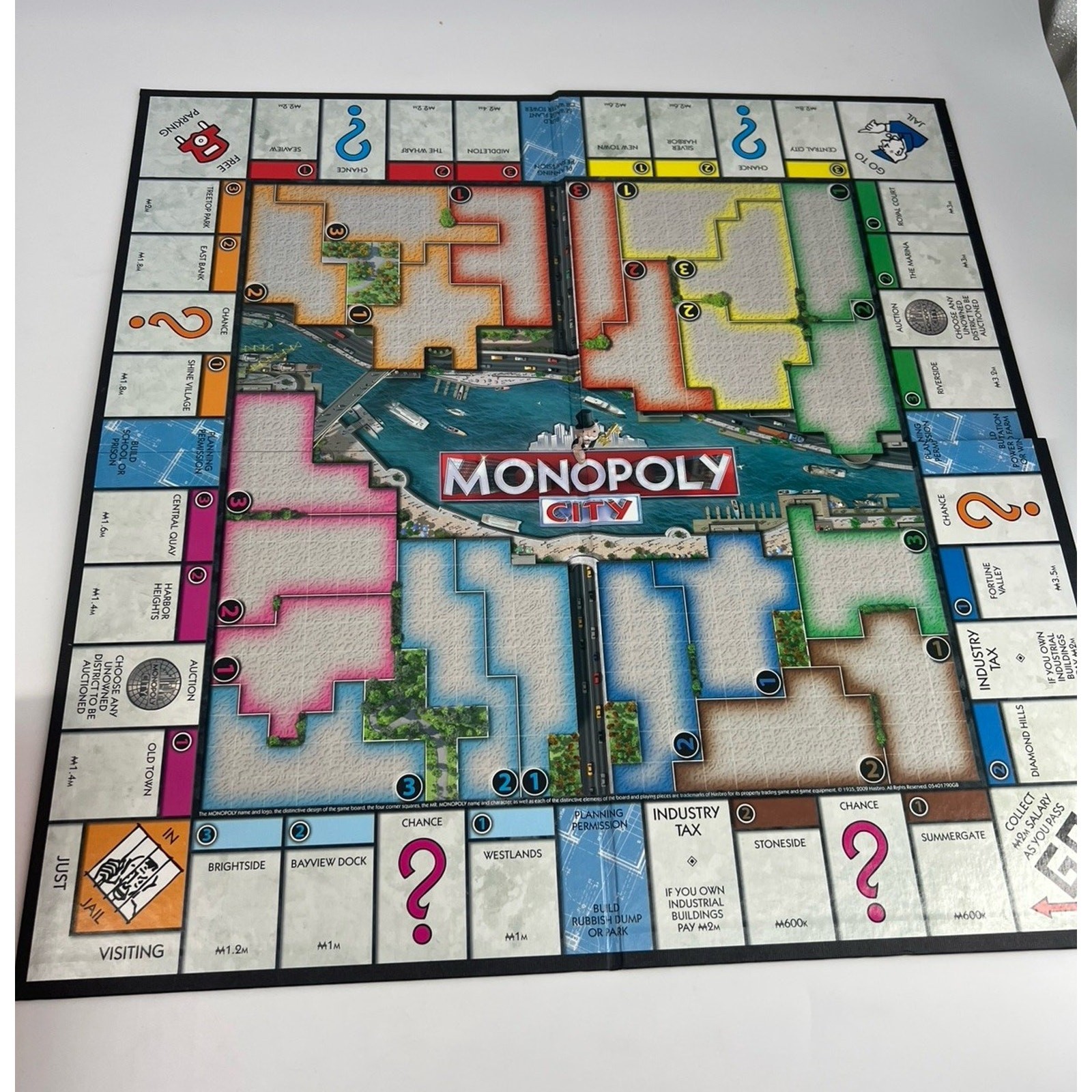 Monopoly City Edition 100% COMPLETE Hasbro Gaming 2009 3D Buildings Family