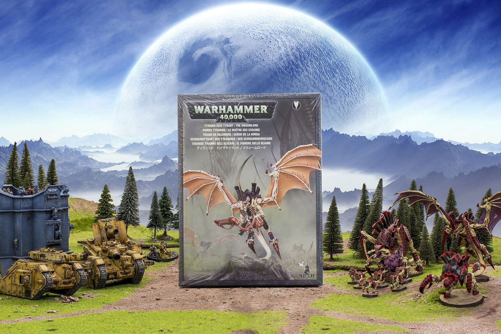 12 years to 99 years 99120106042″ Tyranid Hive Tyrant/The Swarmlord Plastic Kit
