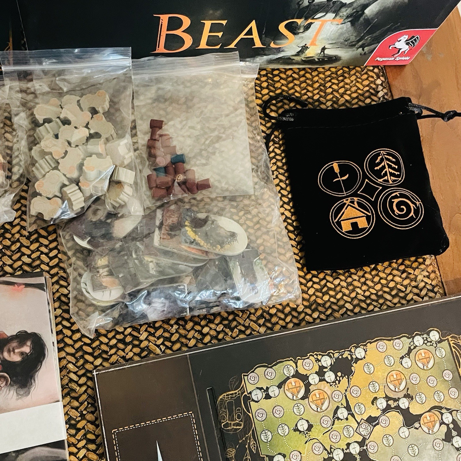 Beast Board Game – Pegasus Spiele/Studio Midhall – Never Played – 100% Complete!