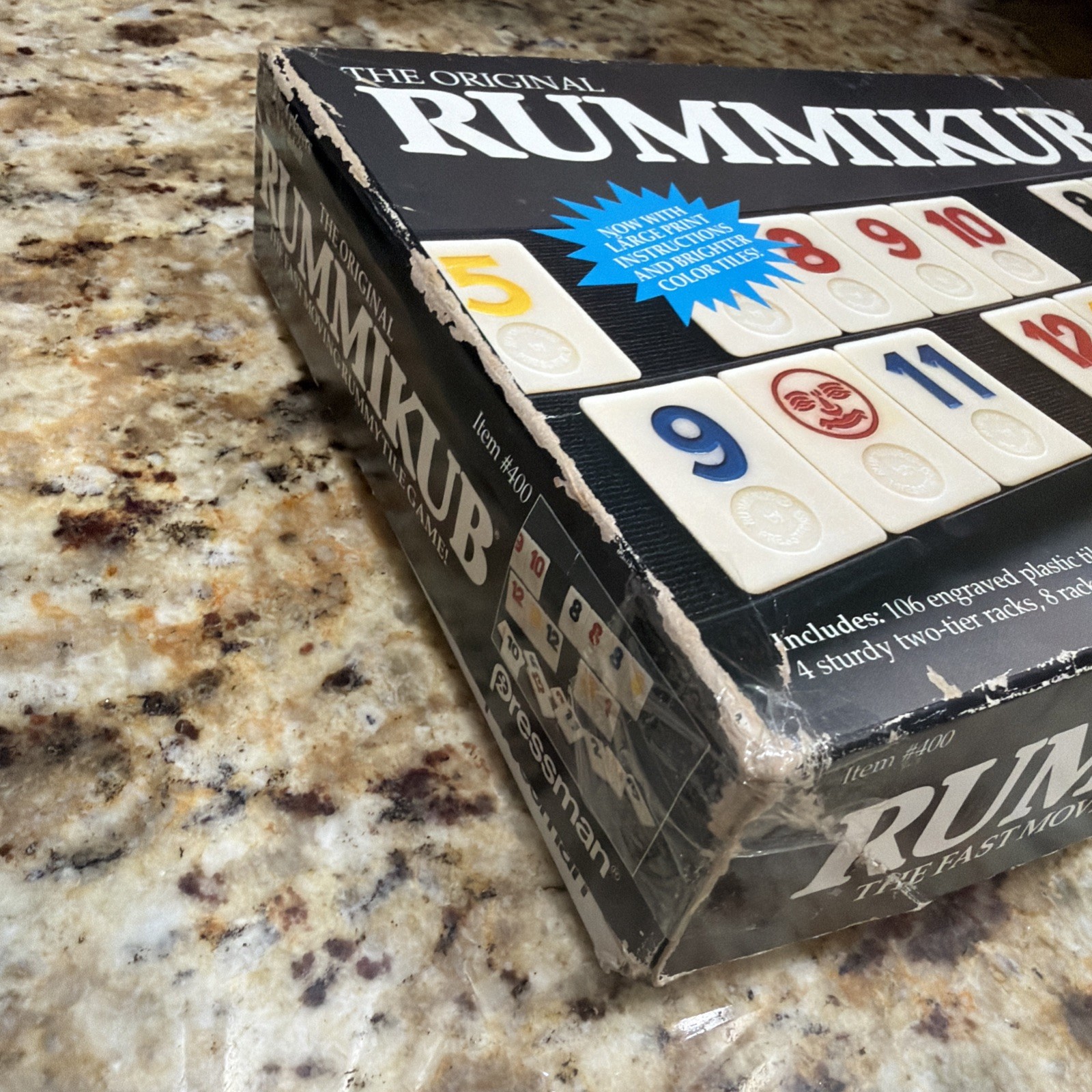 THE ORIGINAL RUMMIKUB RUMMY TILE GAME VINTAGE 1990 PRESSMAN 100% COMPLETE VTG