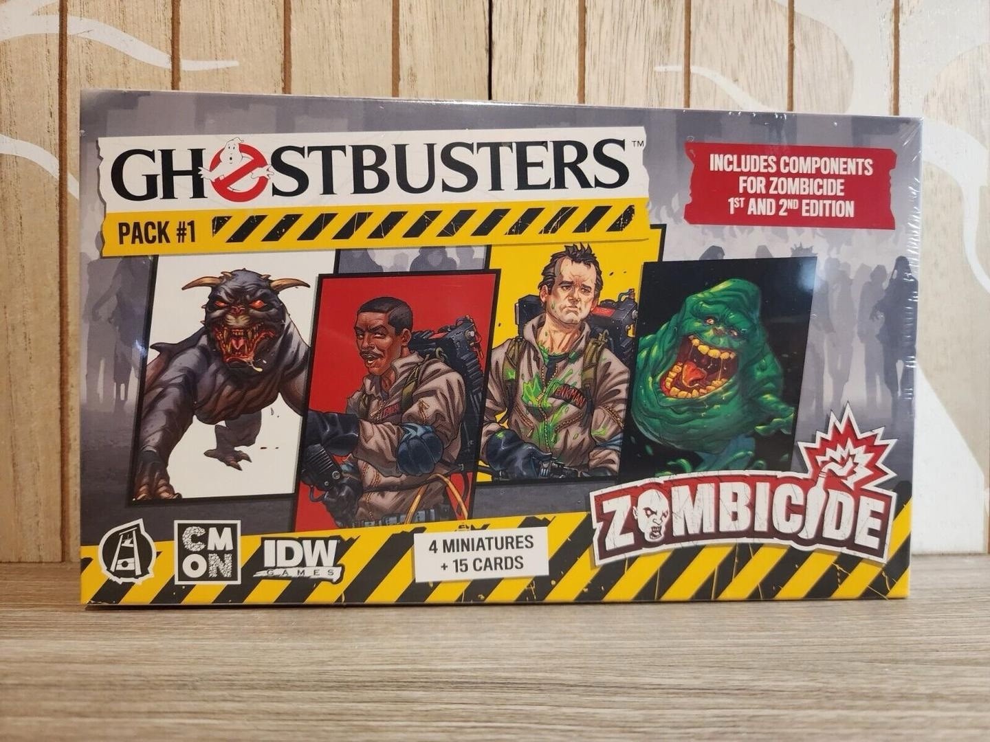 Zombicide Ghostbusters Pack 1 2 3 Complete Bundle CMON New Sealed Stay Puft